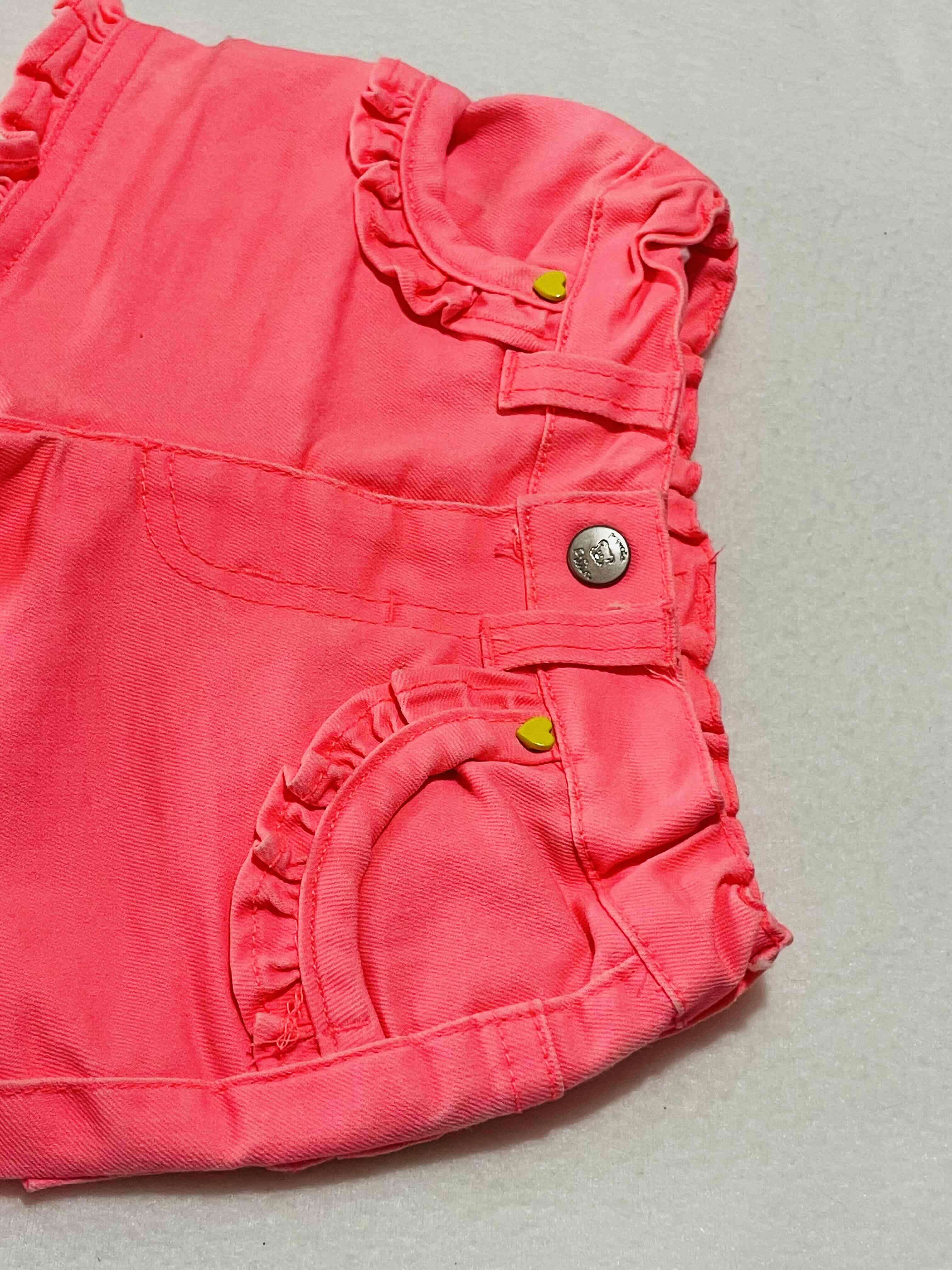 Shorts rosados con vuelo 3 a 6 M - 2