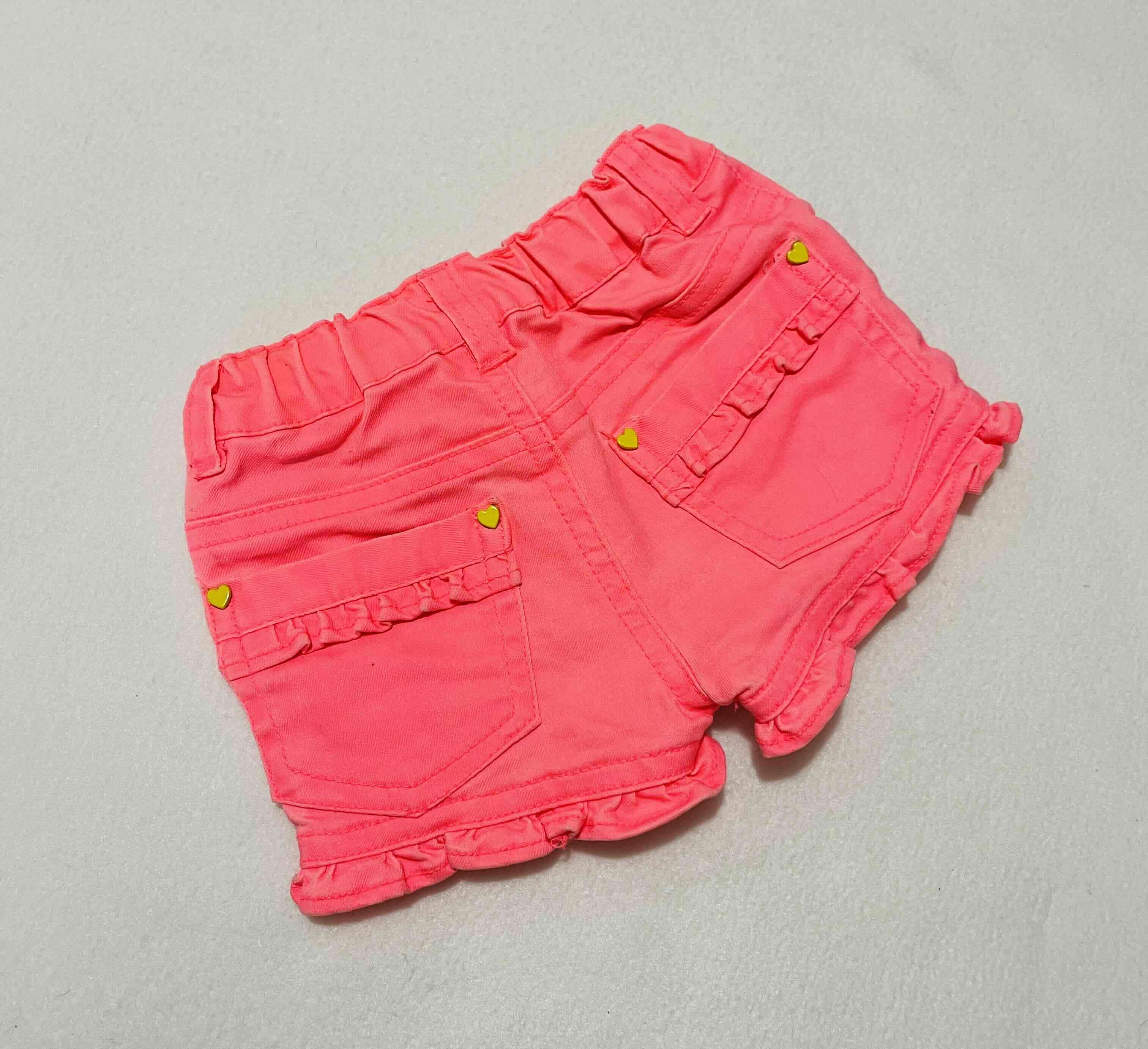 Shorts rosados con vuelo 3 a 6 M - 3