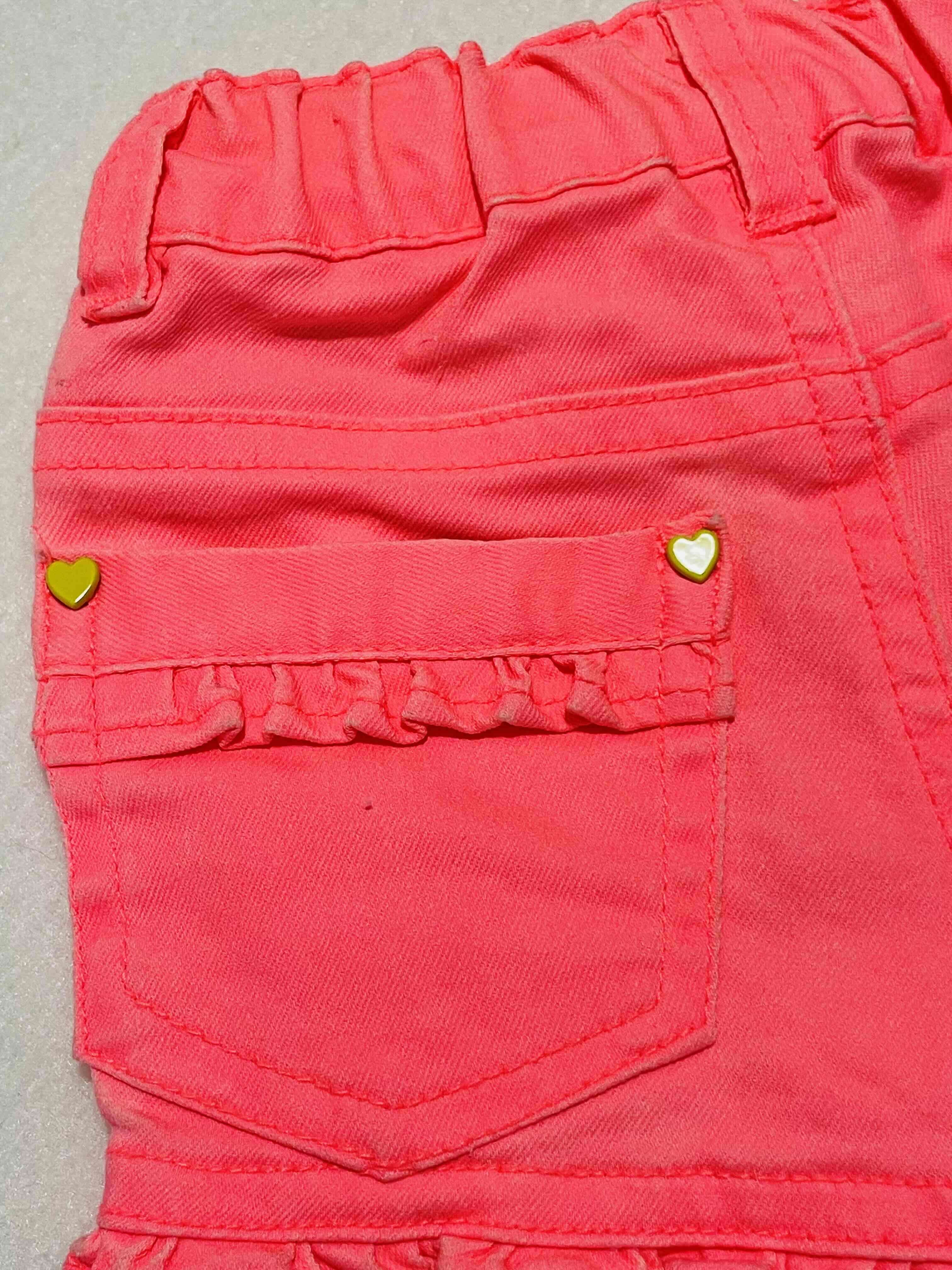 Shorts rosados con vuelo 3 a 6 M - 4