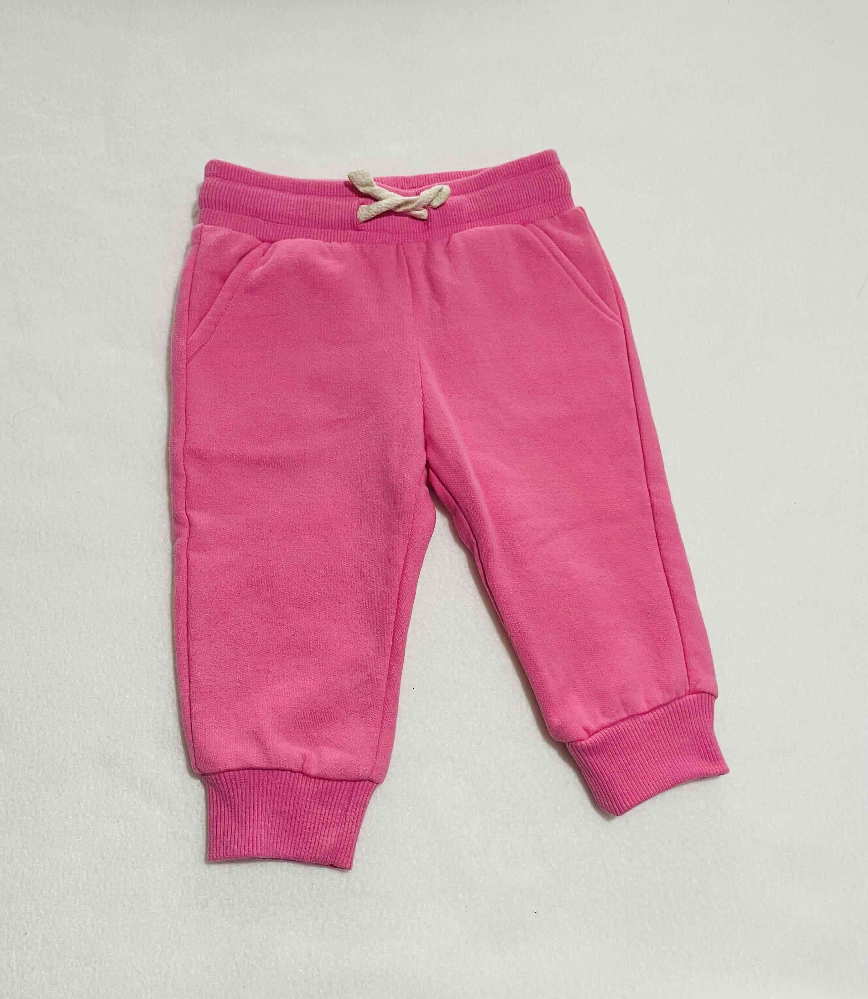 Pantalones de bebé rosados 3 a 6 M - miniatura 1