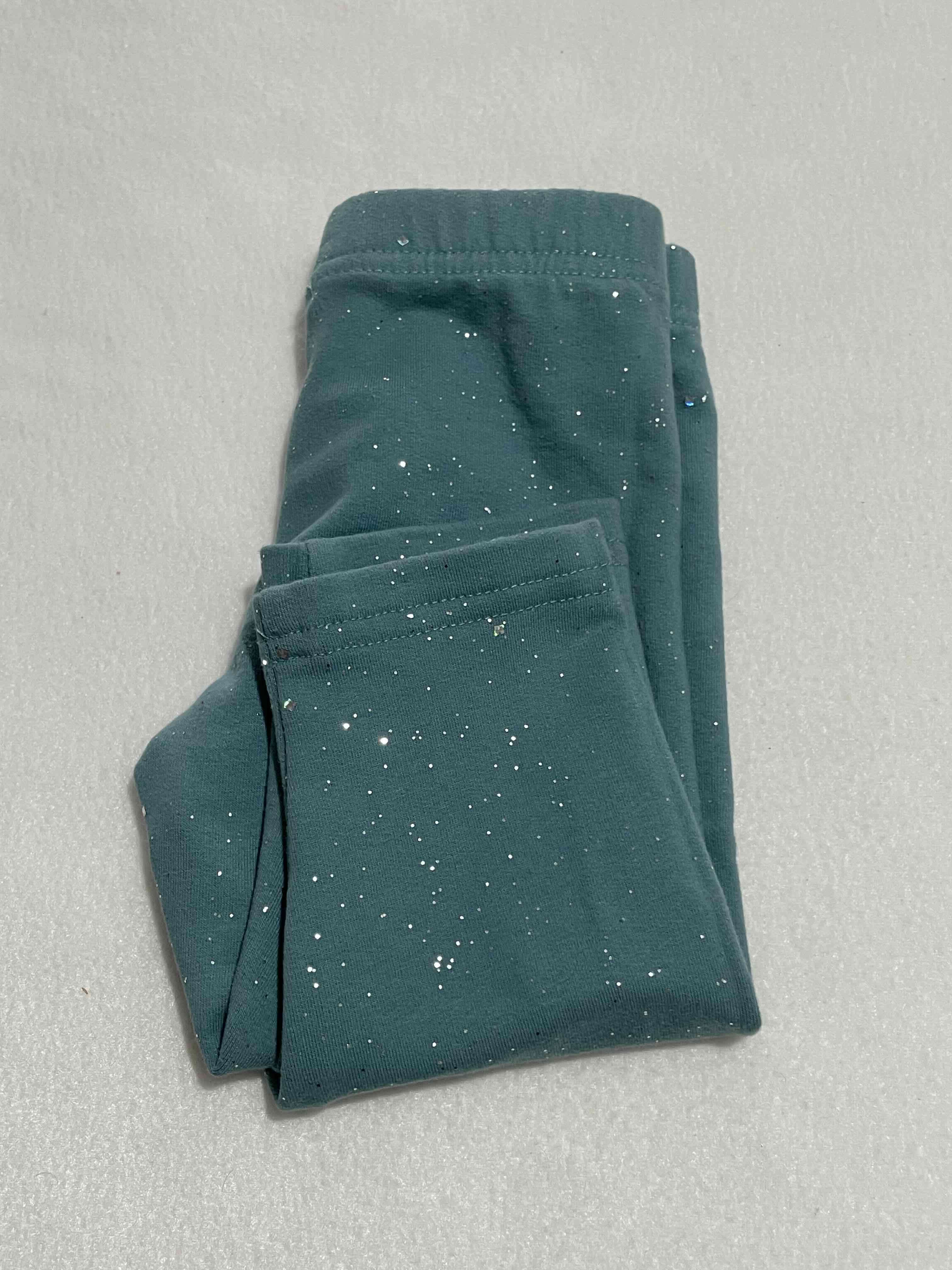 Leggings verde con brillo 3 a 6 M - miniatura 5