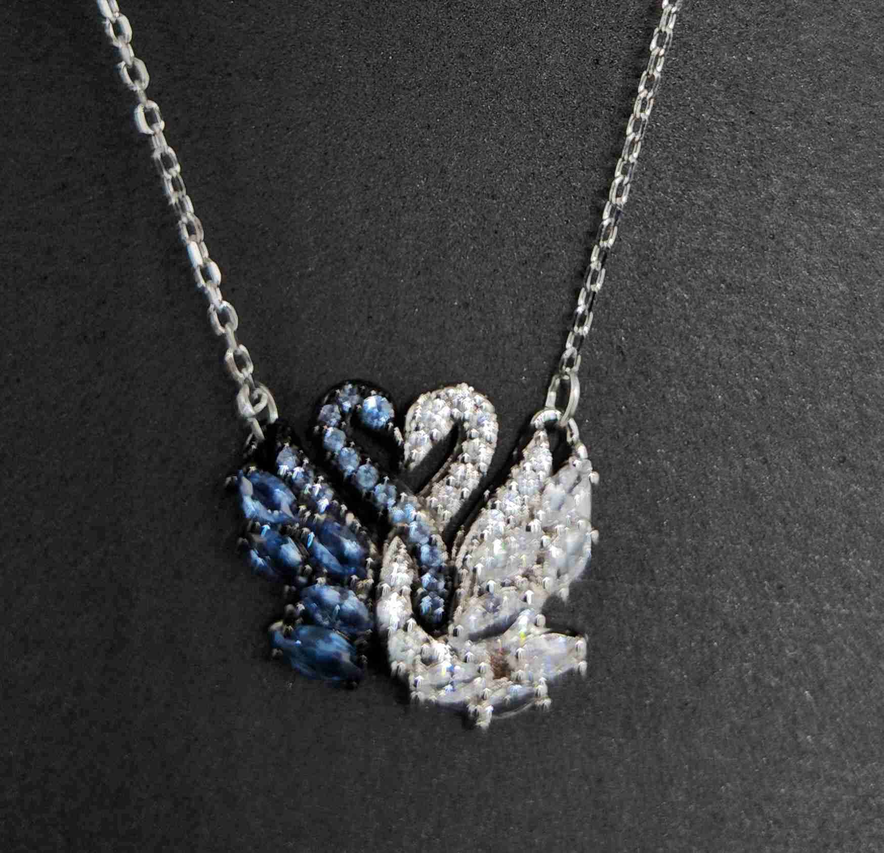 Collar de cisne con cristales - miniatura 6