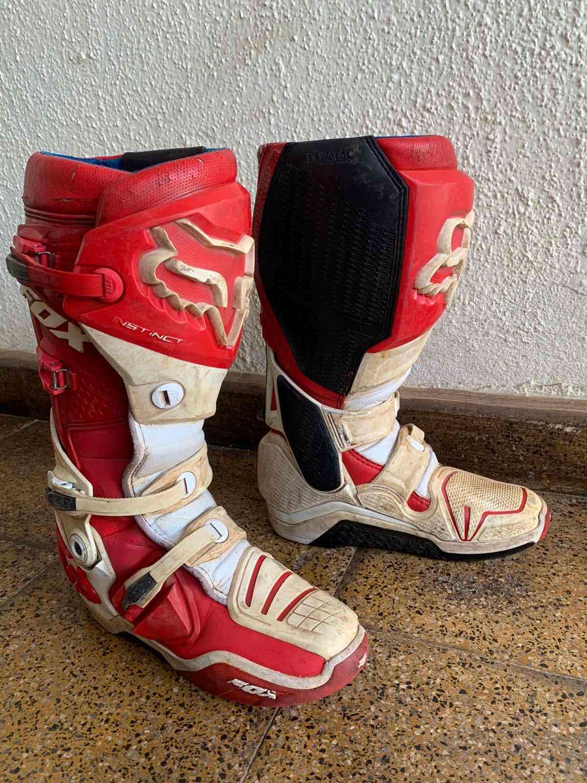 Botas de motocross rojas - 2