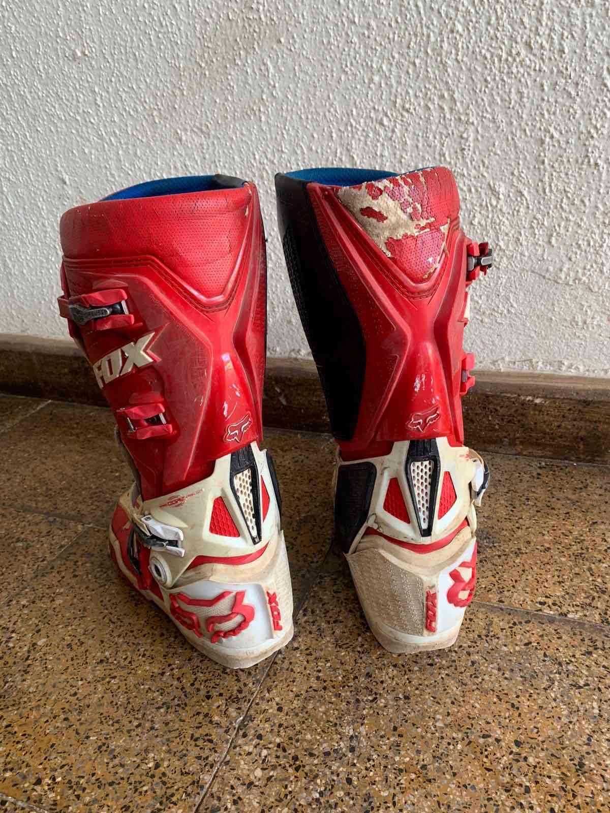 Botas de motocross rojas - 3