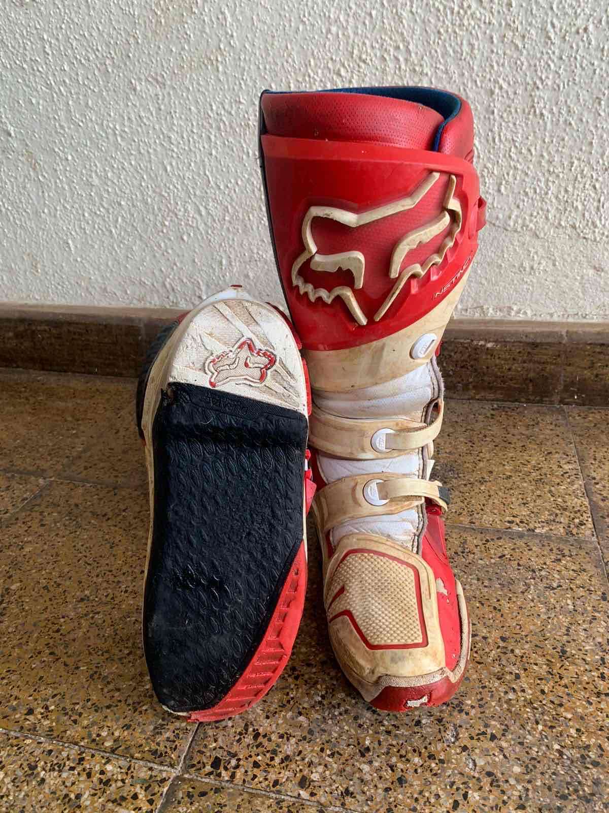 Botas de motocross rojas - 4