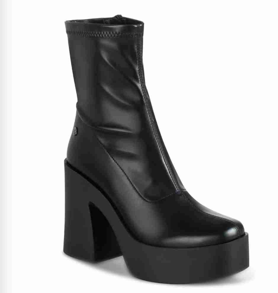 Botines negros con plataforma - miniatura 2