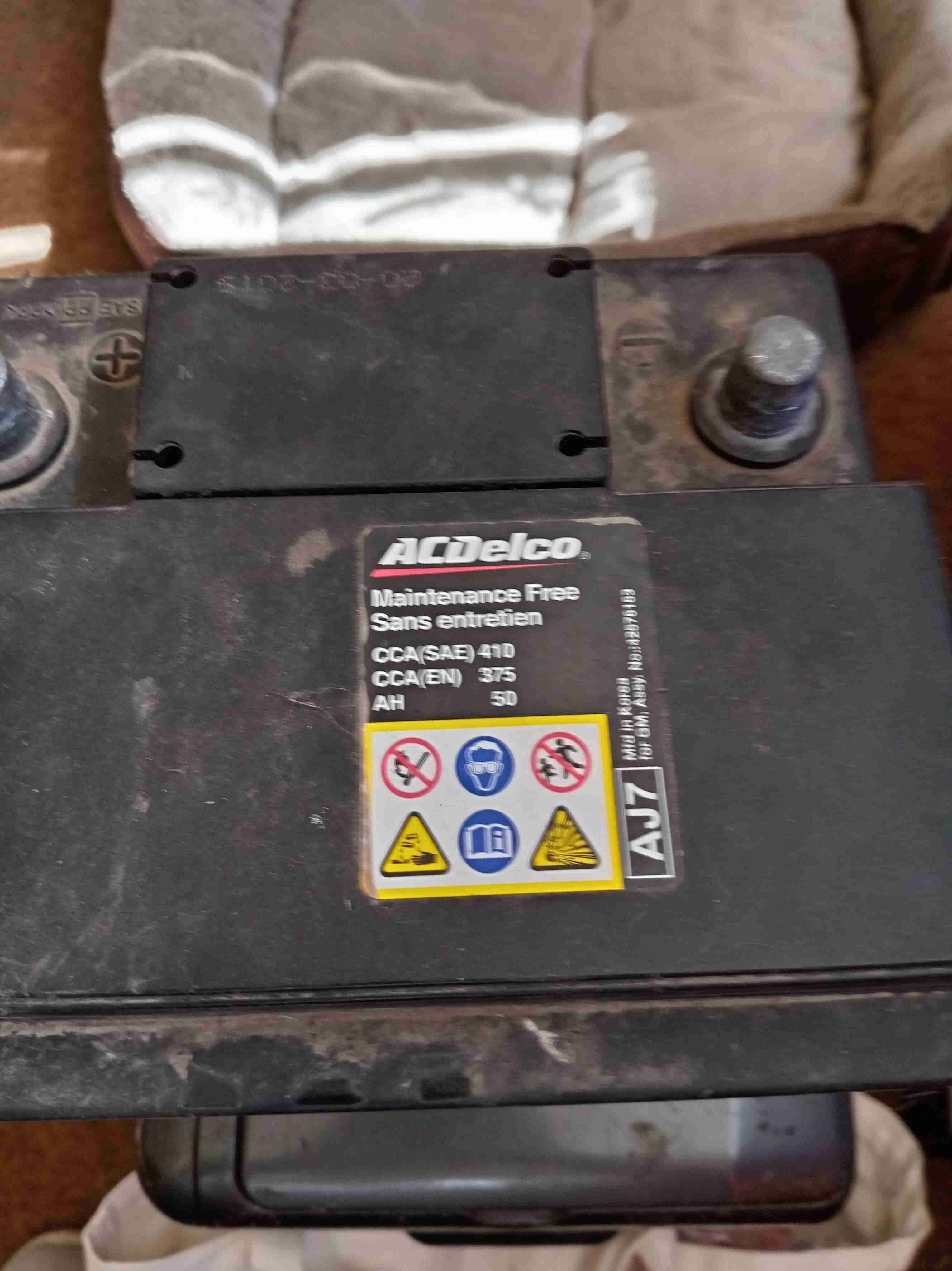 Batería ACDelco 12V 54amp - miniatura 1
