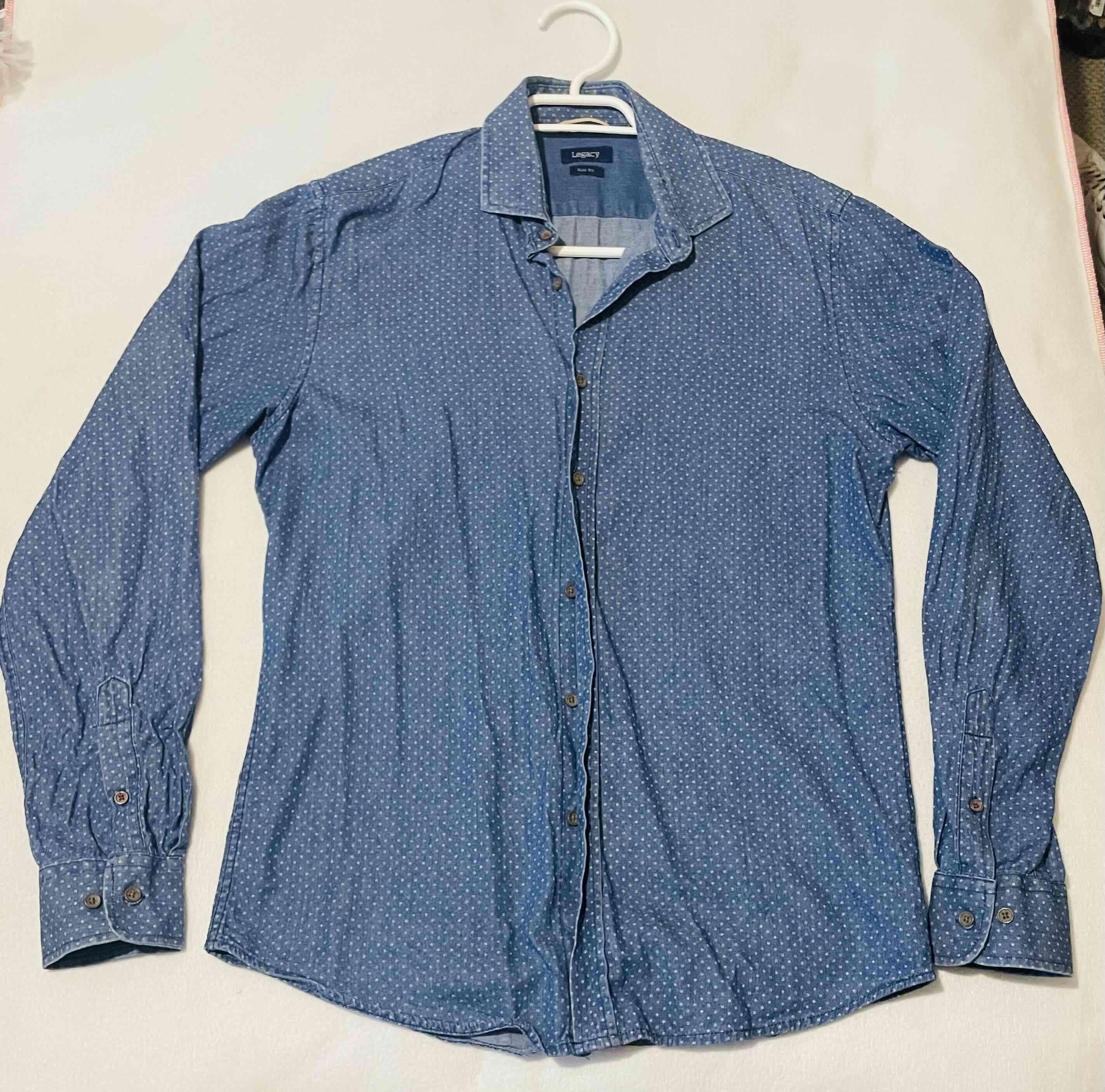 Camisa azul de hombre Legacy Talla S - miniatura 1