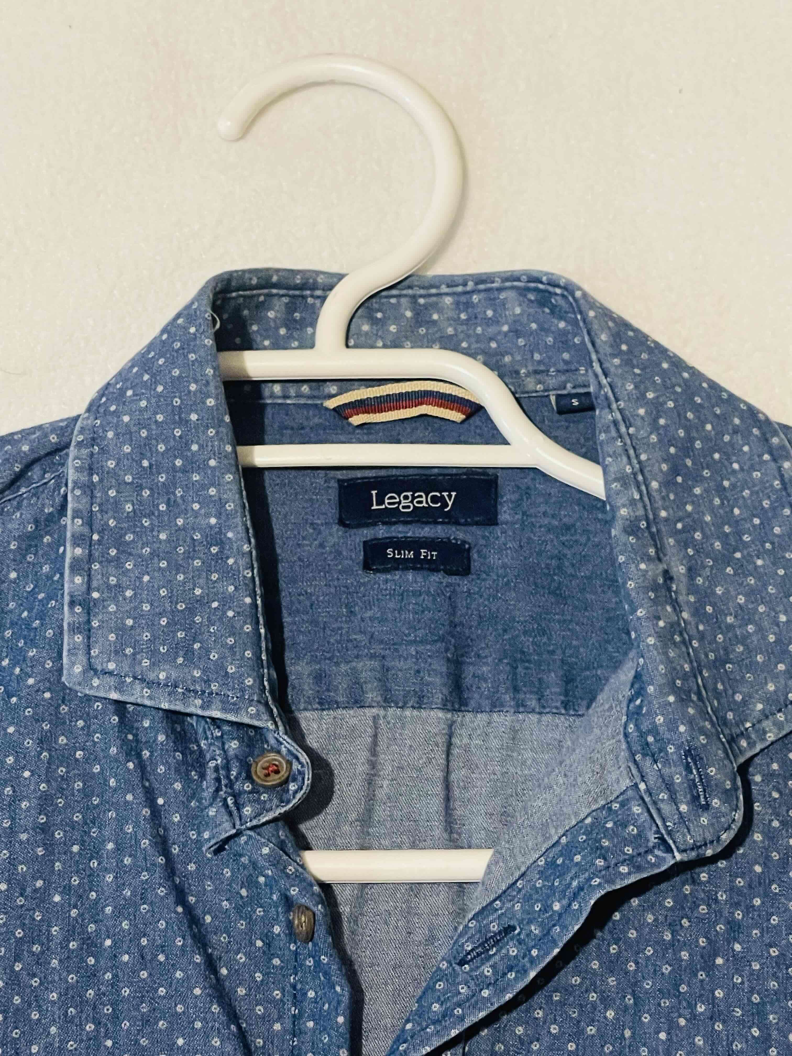 Camisa azul de hombre Legacy Talla S - miniatura 2