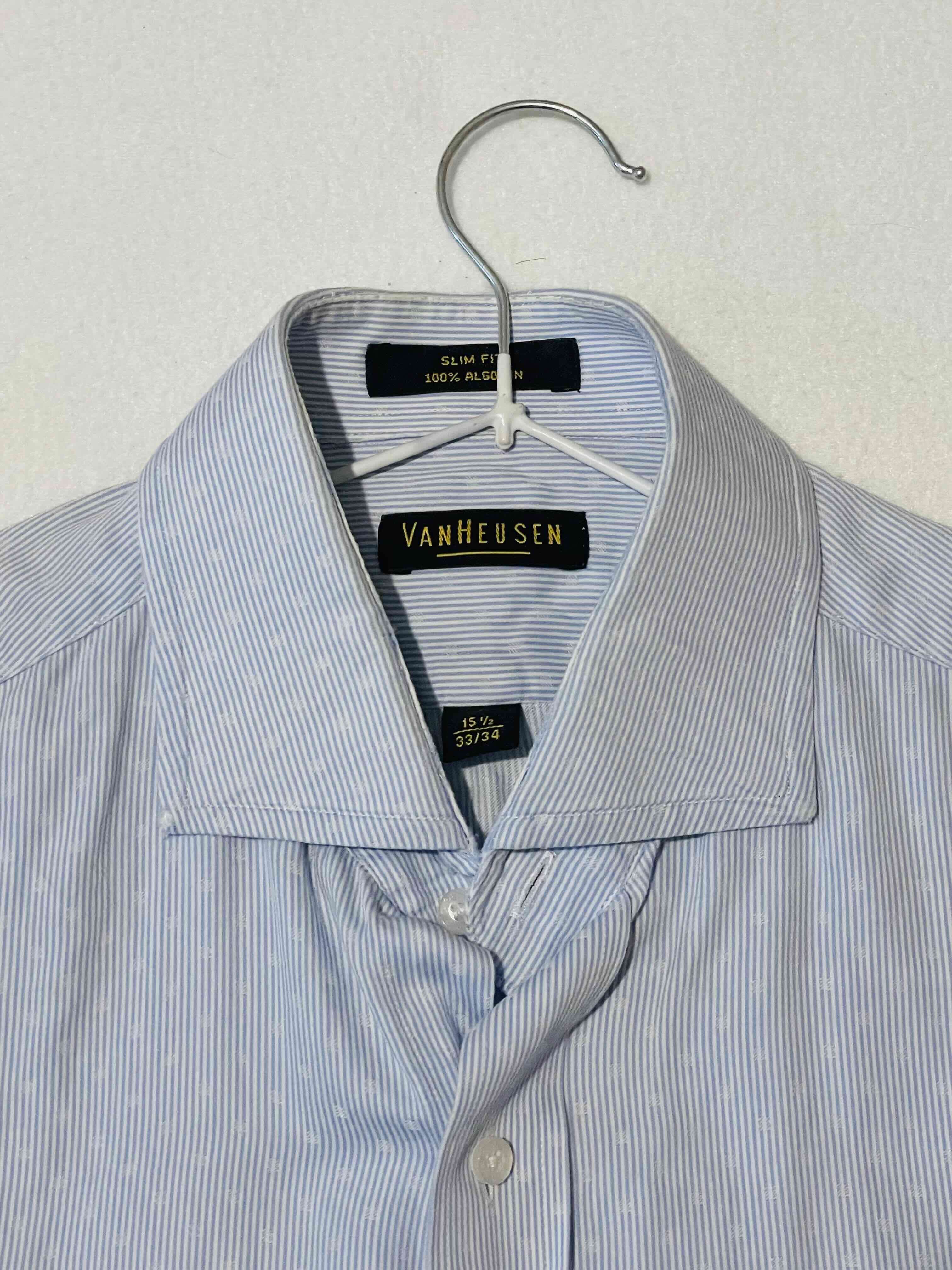Camisa azul claro rayada Talla 15 1/2 - miniatura 2