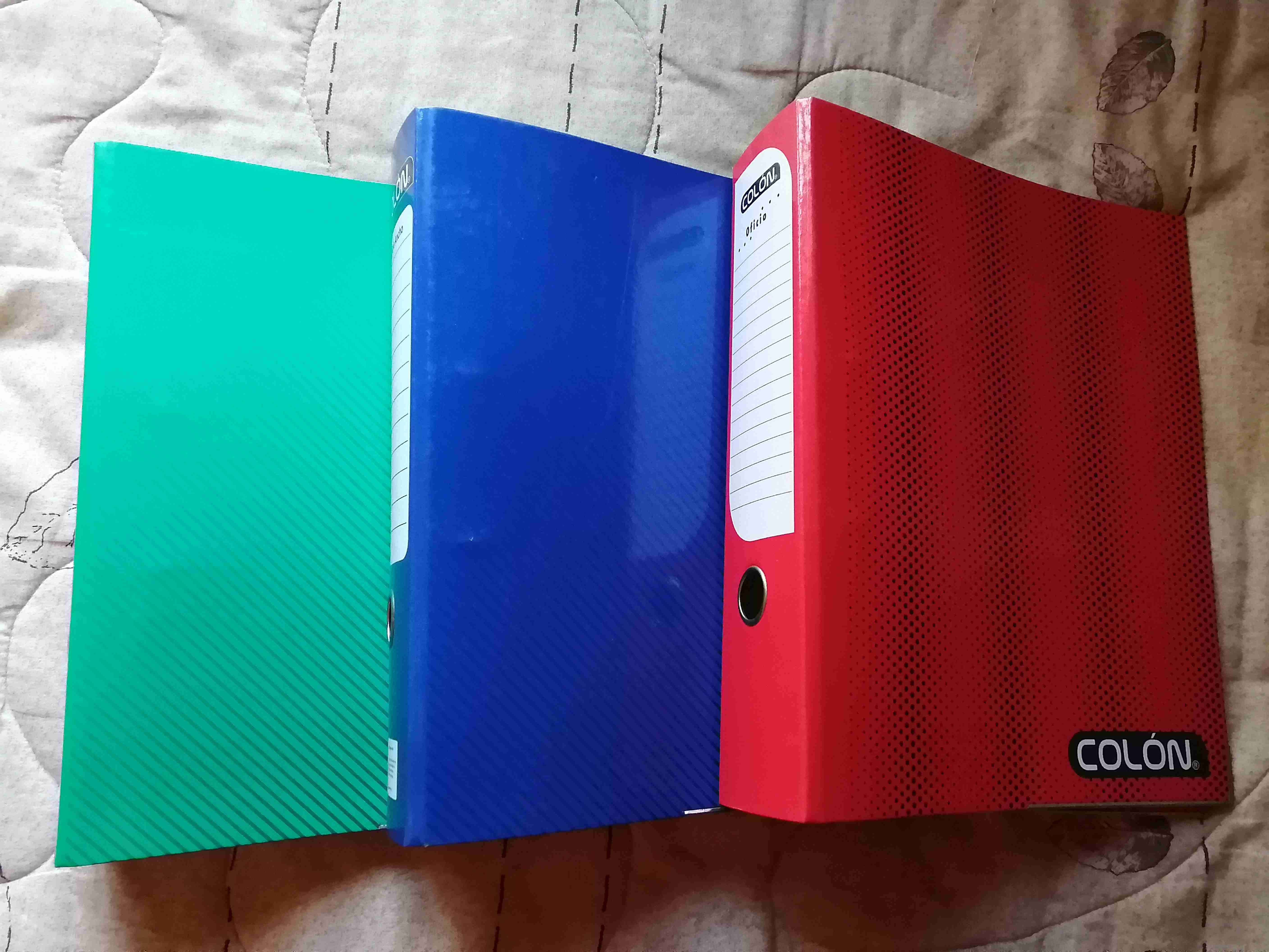 Set de archivadores colón colores - 1