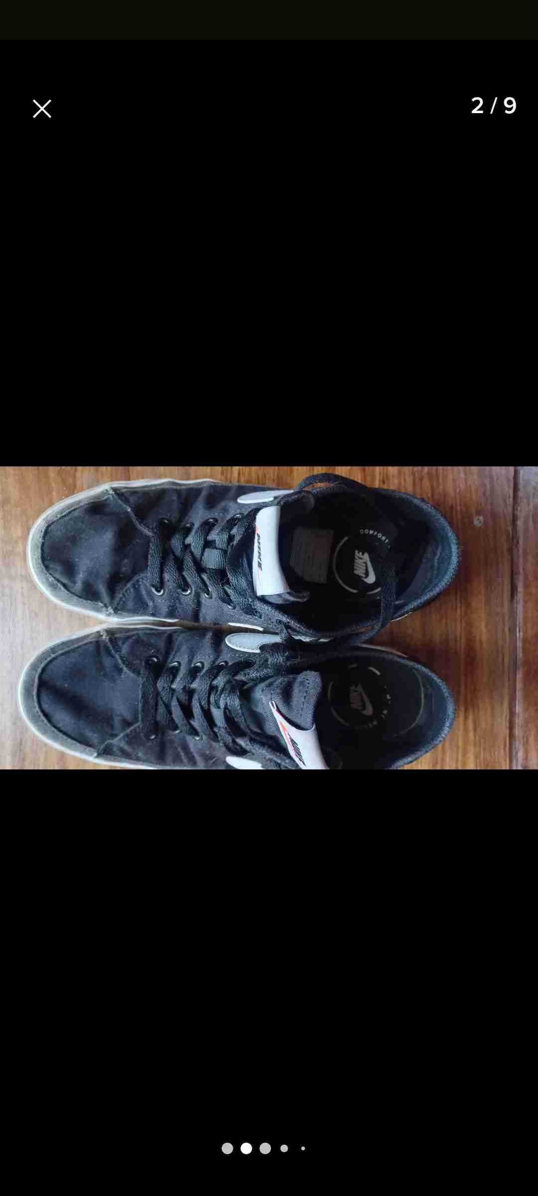 Zapatillas negras Nike 37 - miniatura 2