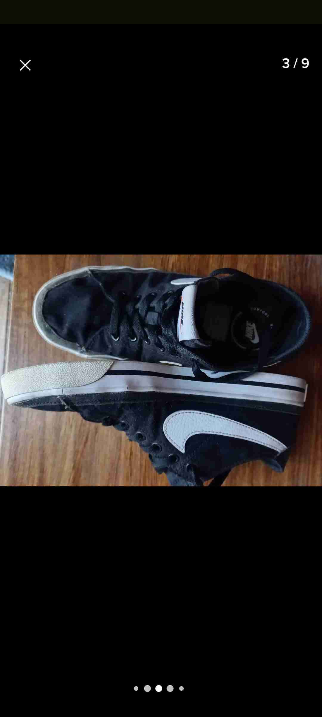 Zapatillas negras Nike 37 - miniatura 3