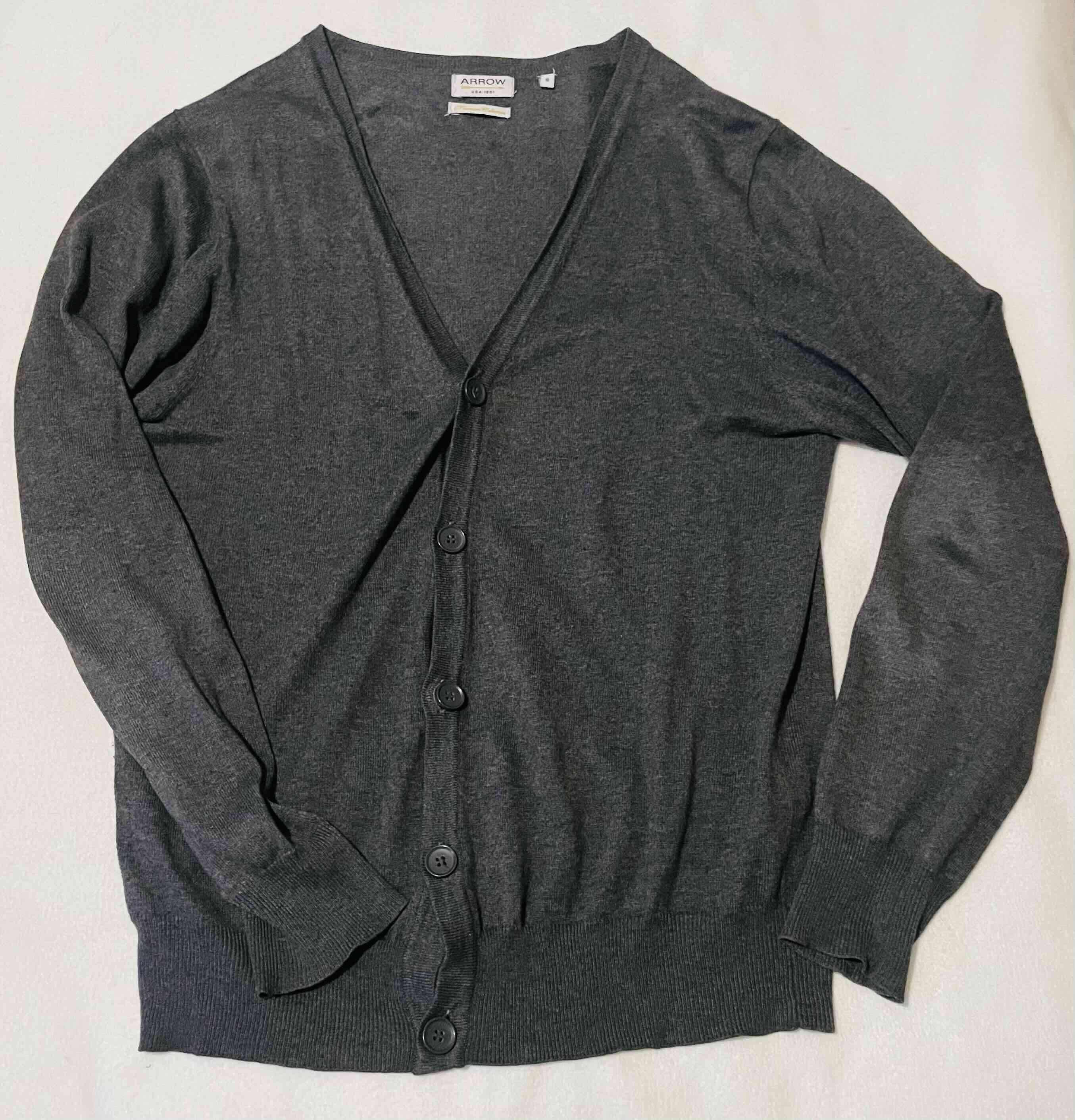 Cardigan gris de lana Talla S - miniatura 1