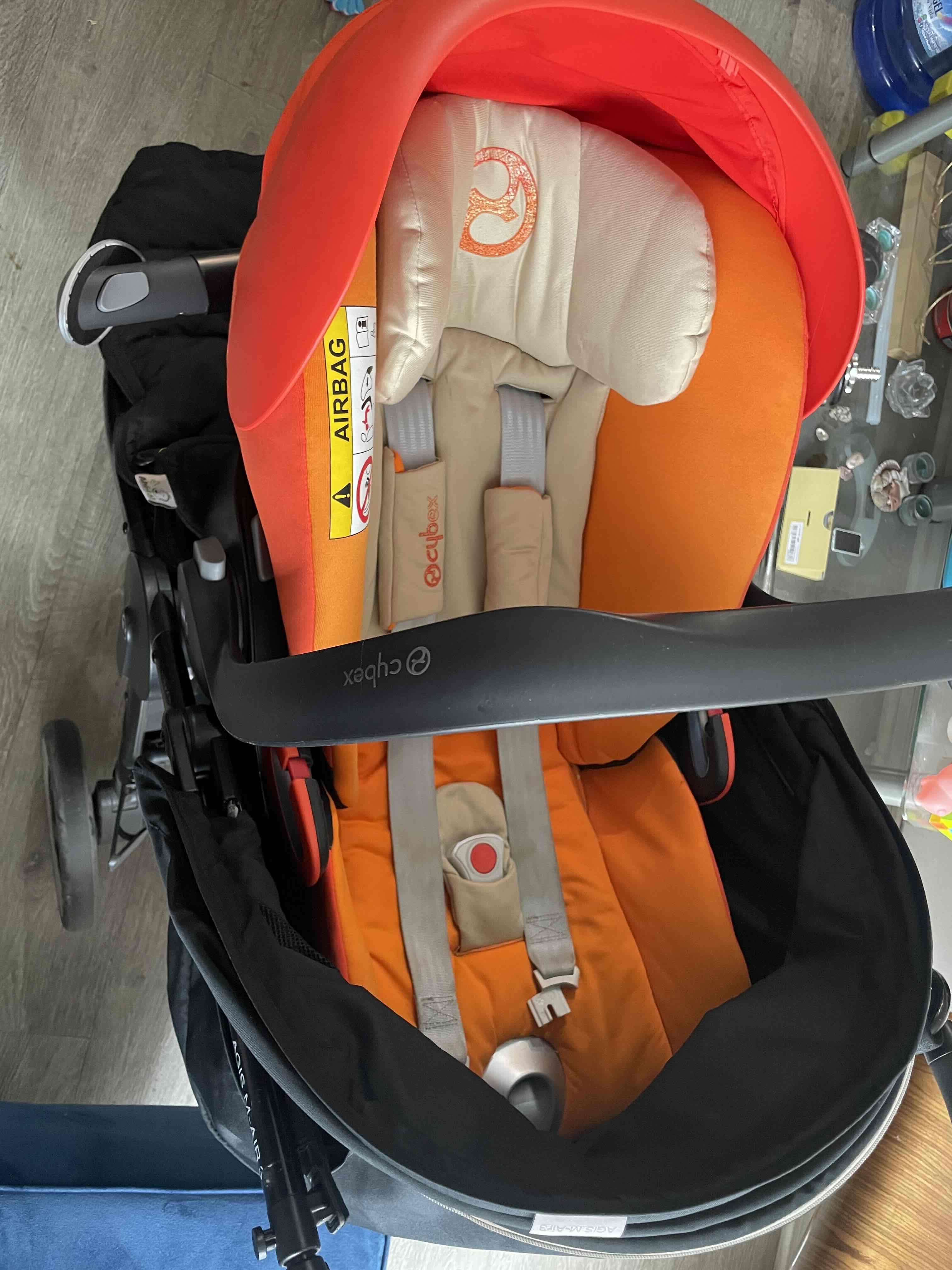 Coche para bebé Cybex + huevito reclinable - miniatura 3