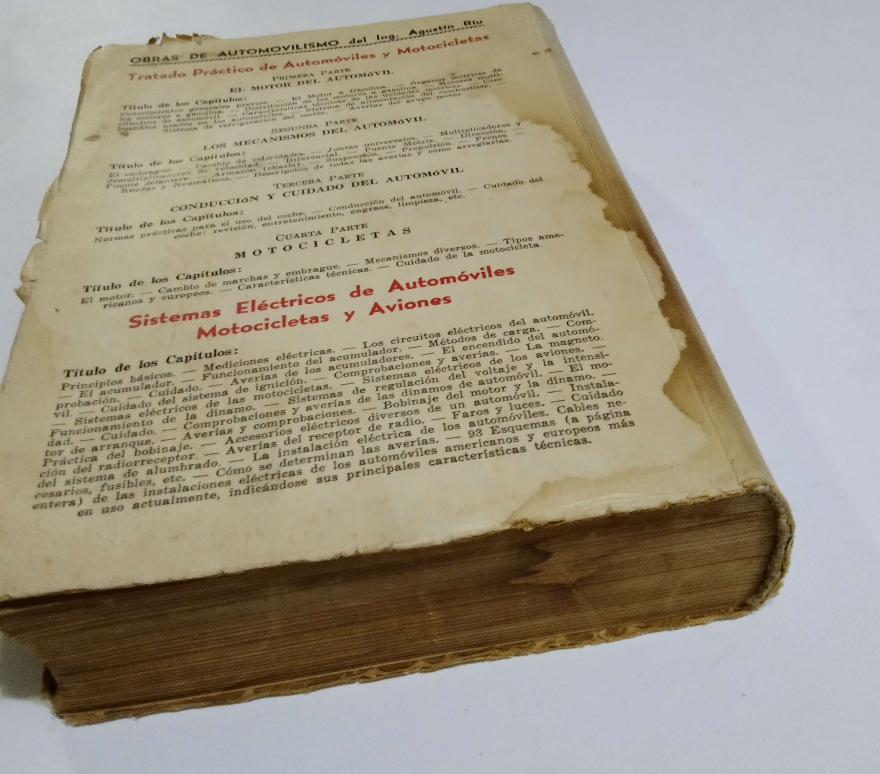 TRATADO PRACTICO DE AUTOMOVILES Y MOTOCICLETAS - miniatura 2