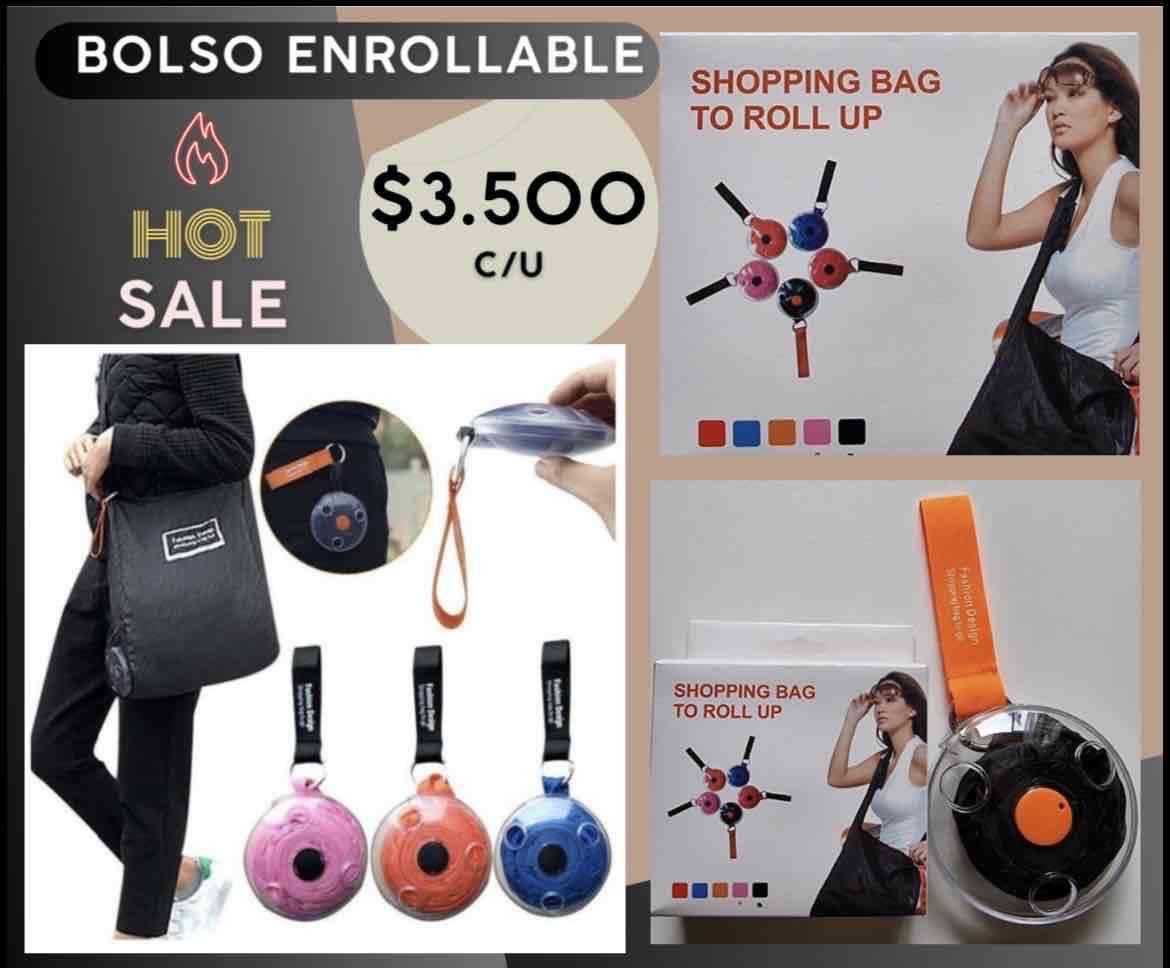 Bolso enrollable compacto