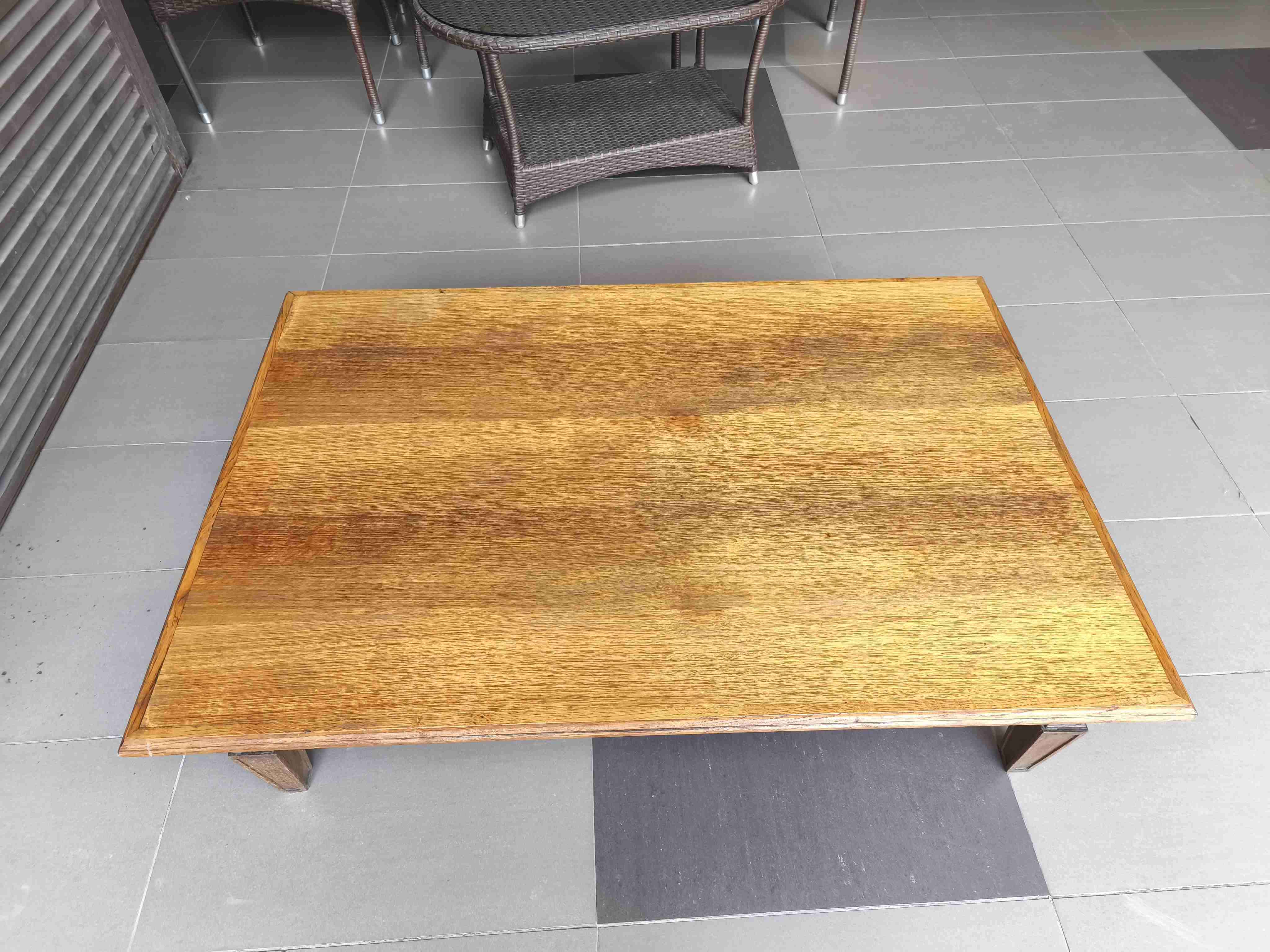 Mesa de centro madera tallada - miniatura 5