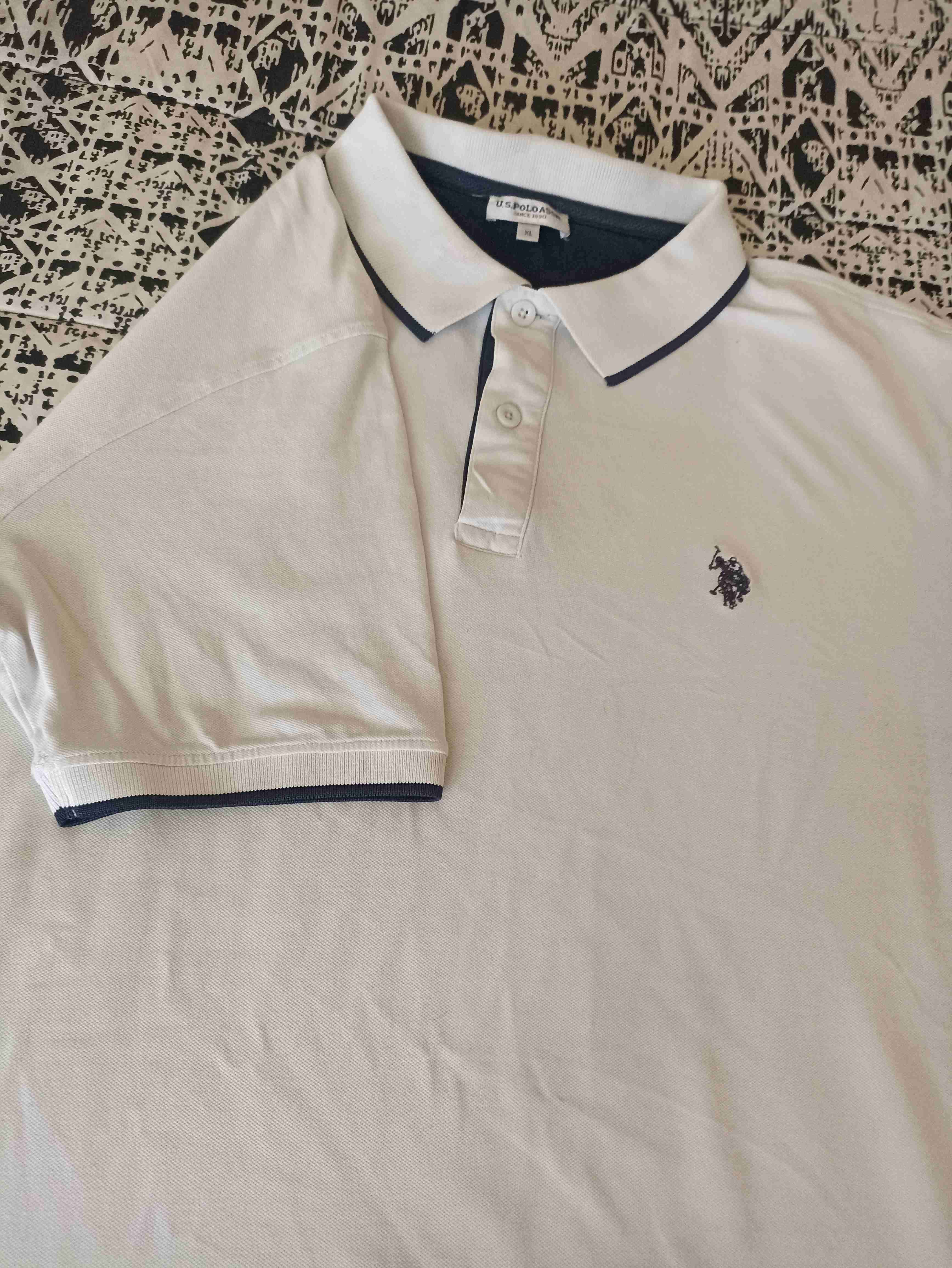 Polera polo blanca - miniatura 2