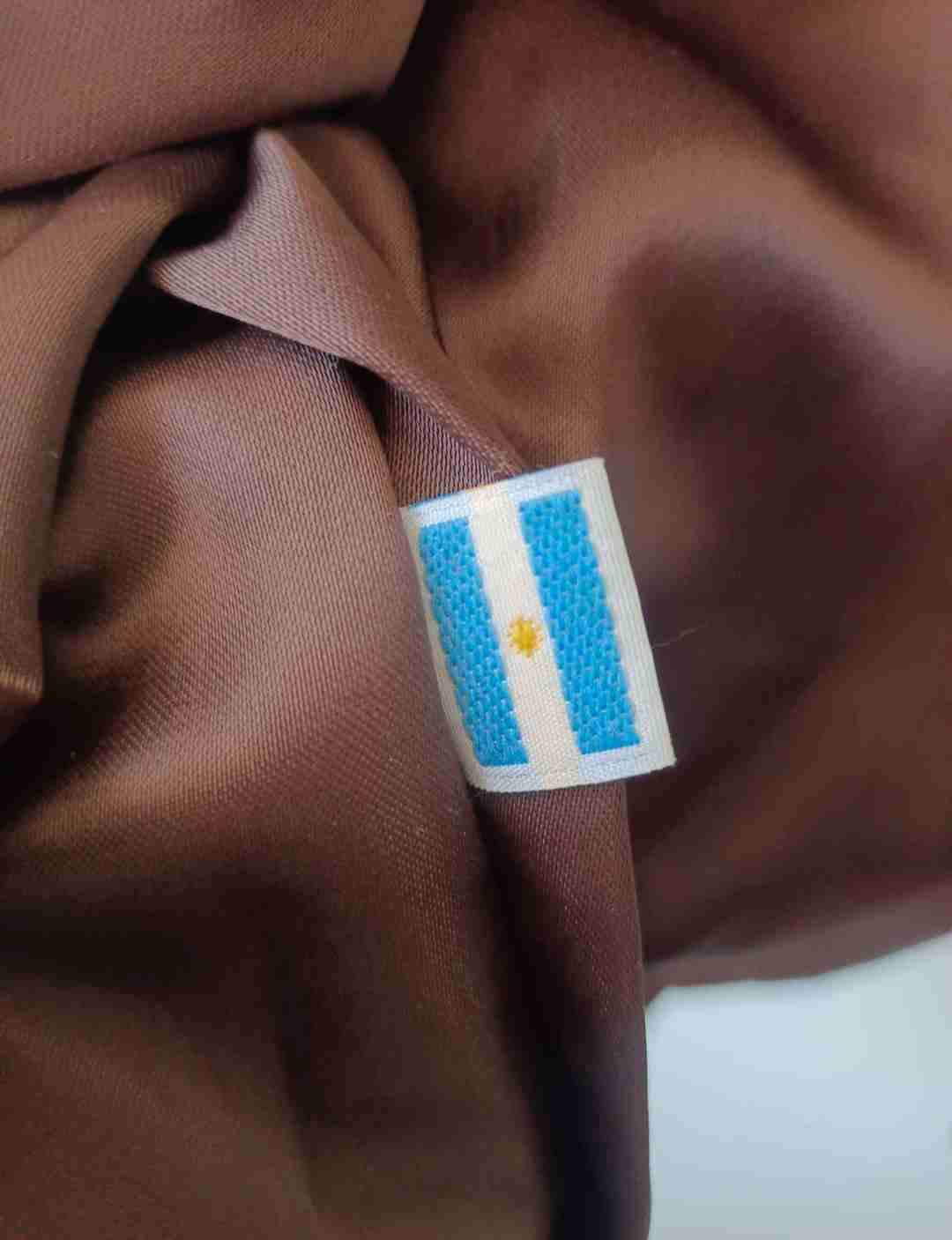 Chaqueta de cuero marrón - miniatura 2