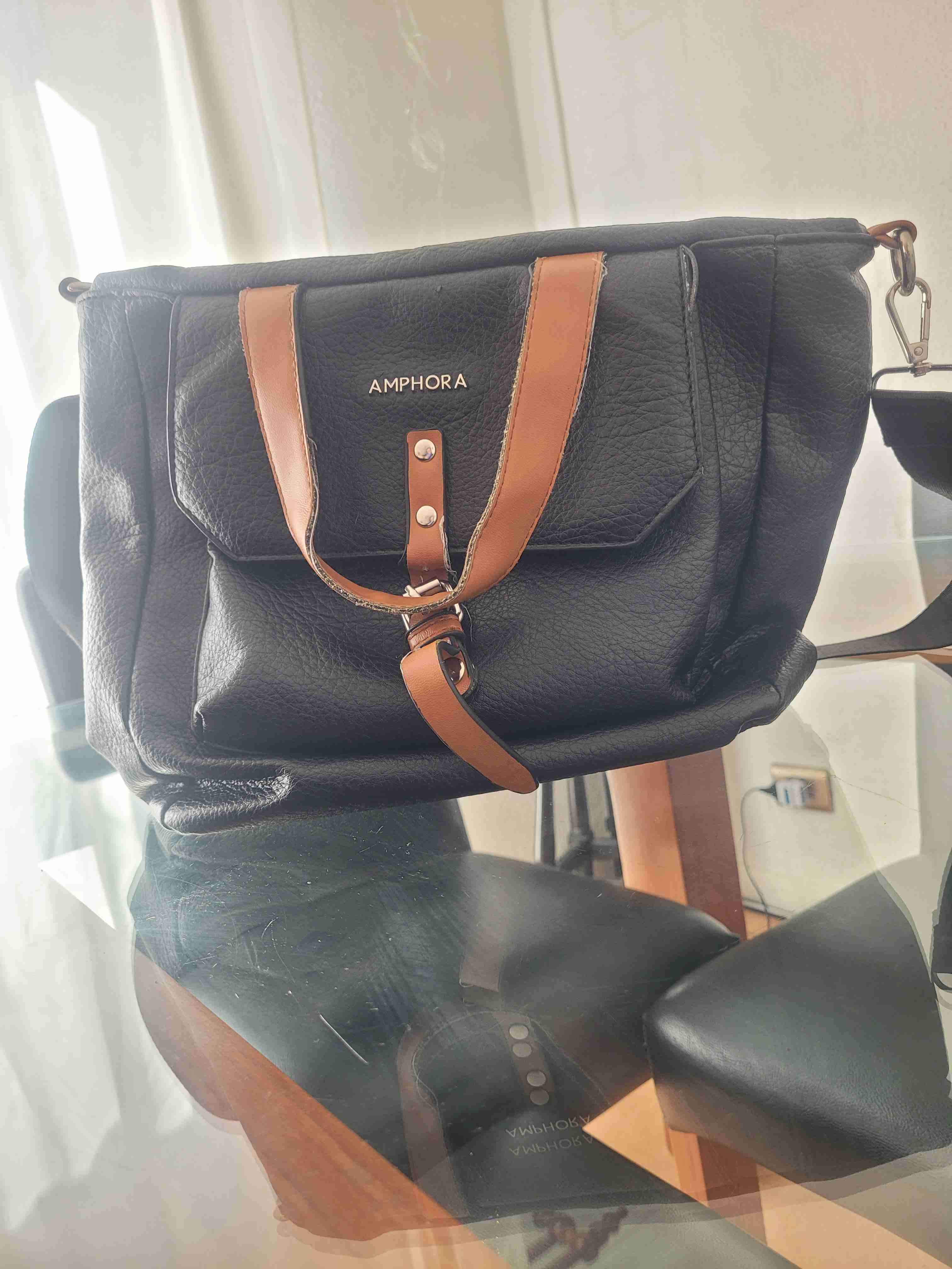 Cartera negra Amphora - miniatura 1