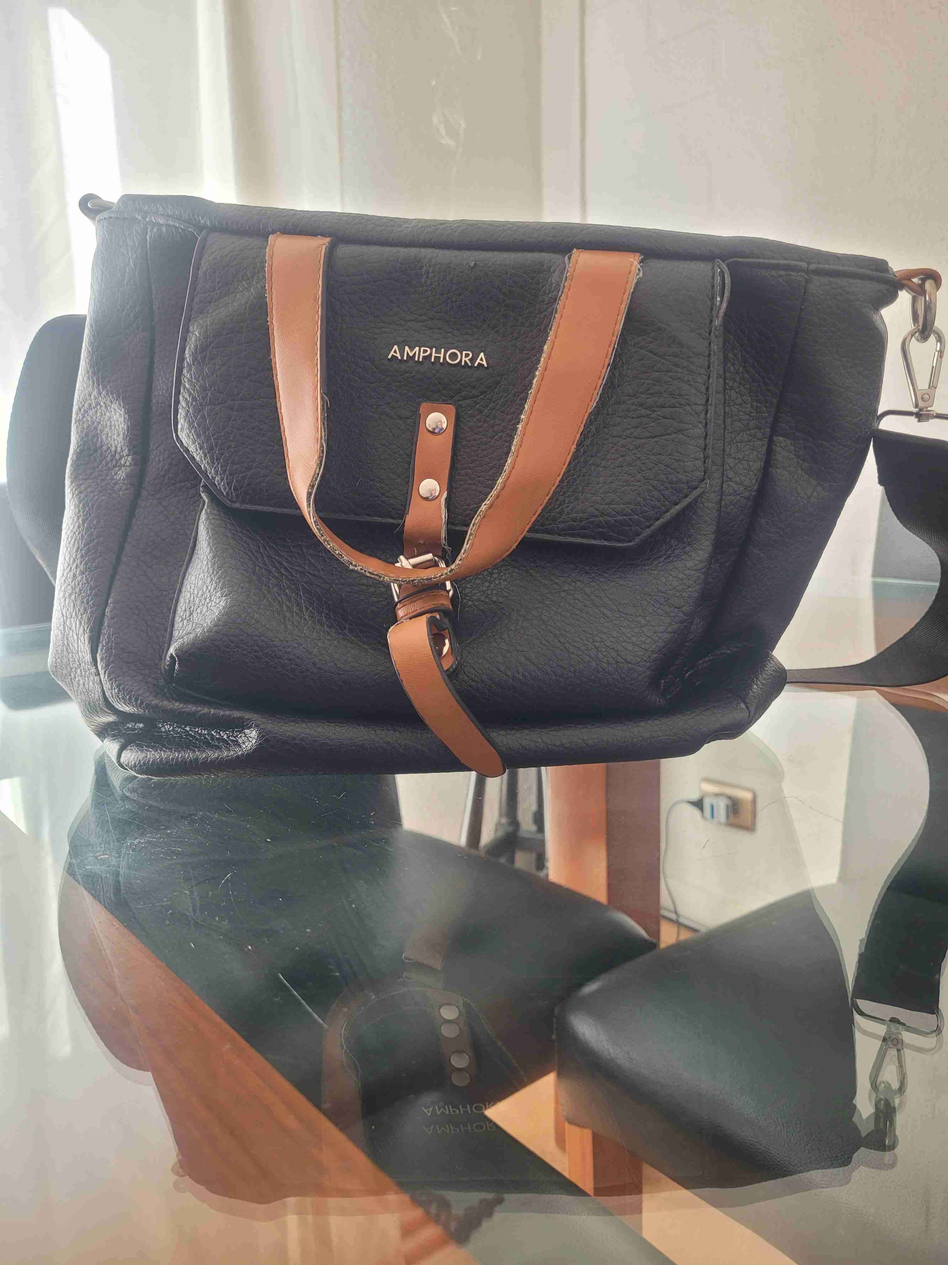 Cartera negra Amphora - miniatura 2