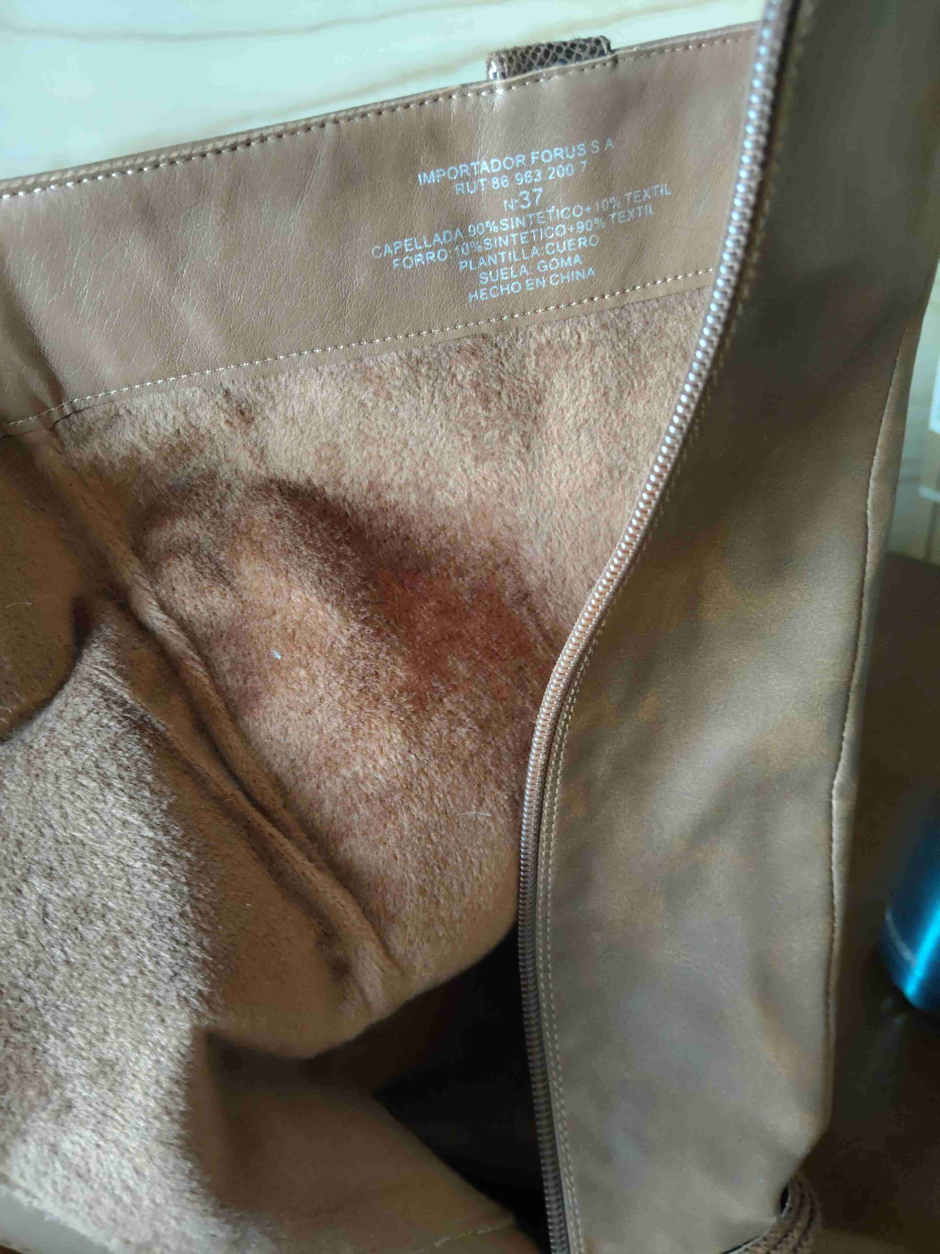 Botas largas color café - 2