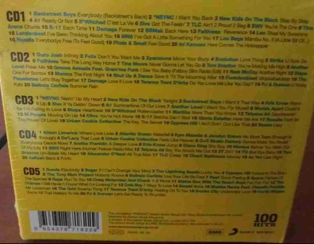 BOX SET 100 HITS 90's ORIGINALS (100 Canciones) - miniatura 2