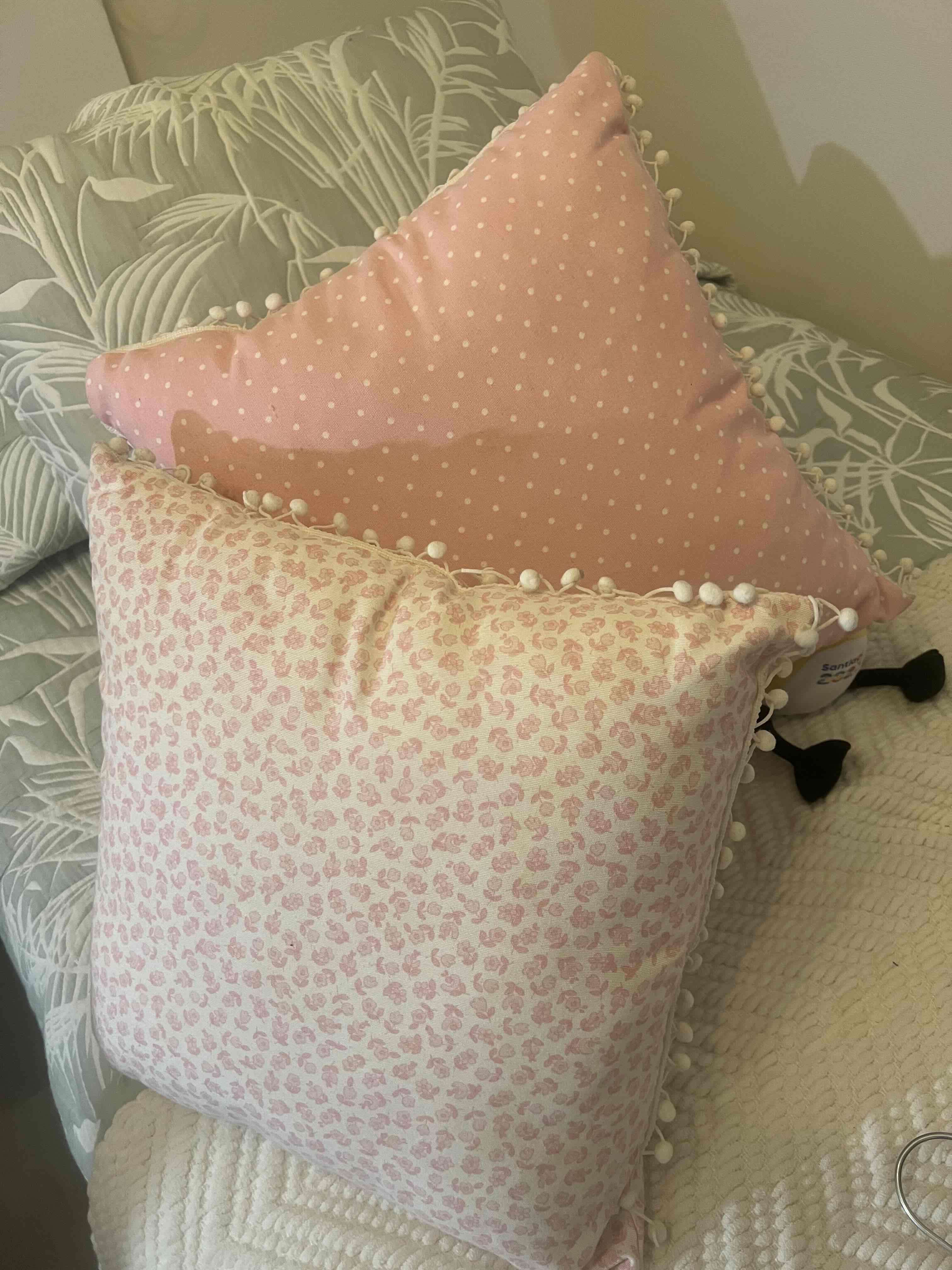 Cojines decorativos rosados - 2