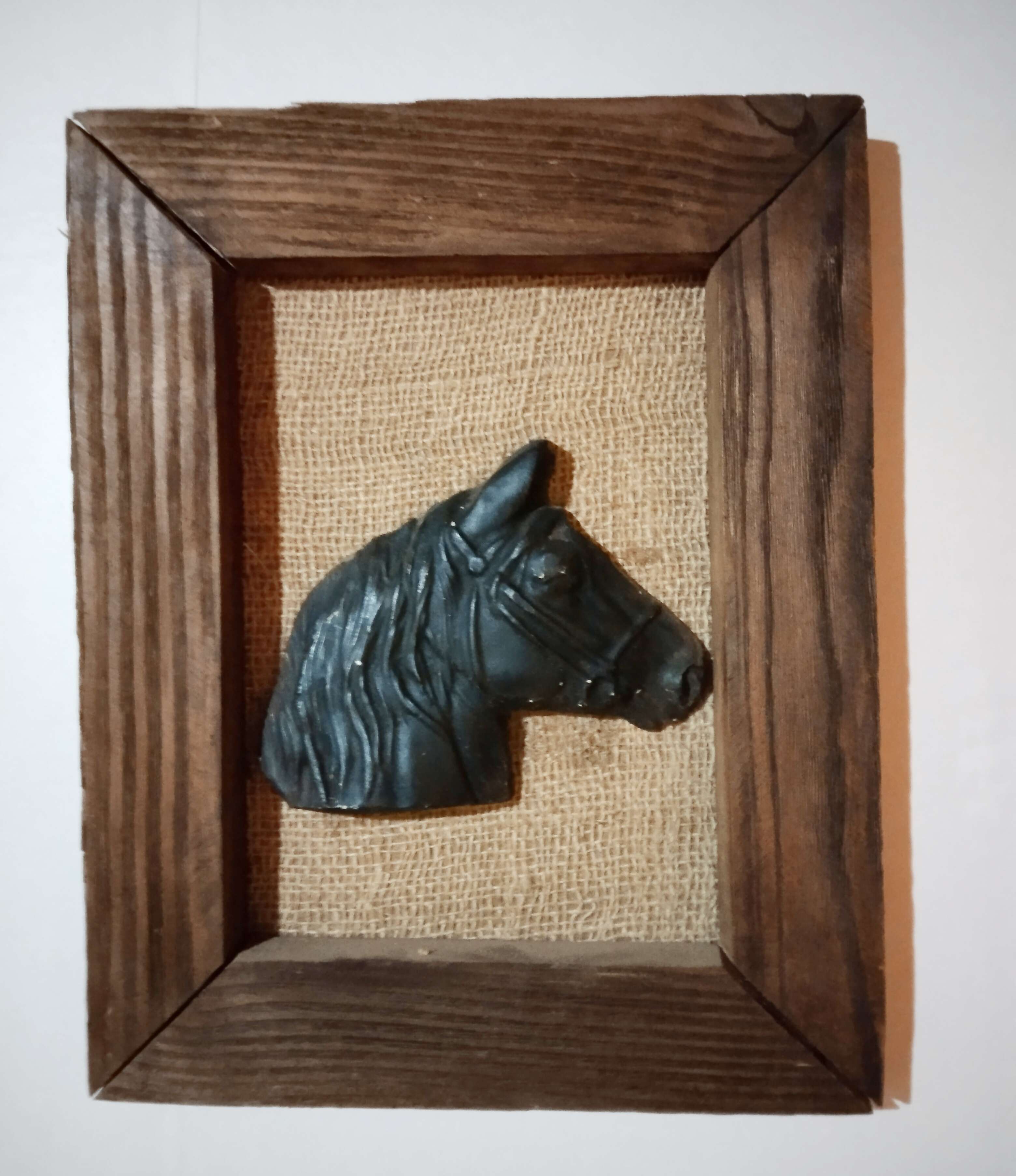 CUADRO DECORATIVO CON RELIEVE CABALLO - miniatura 3
