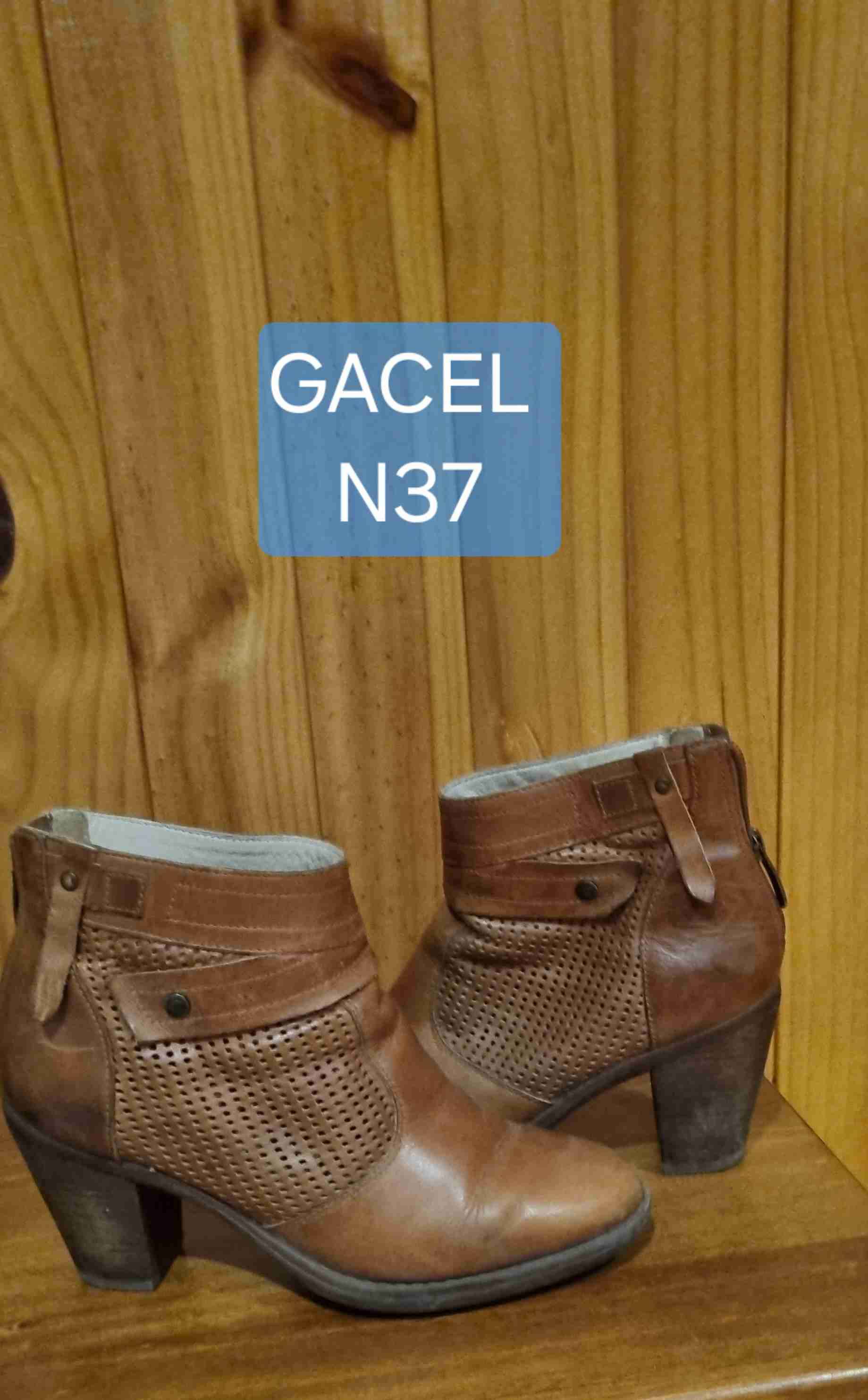 Botines de cuero marrón - miniatura 3