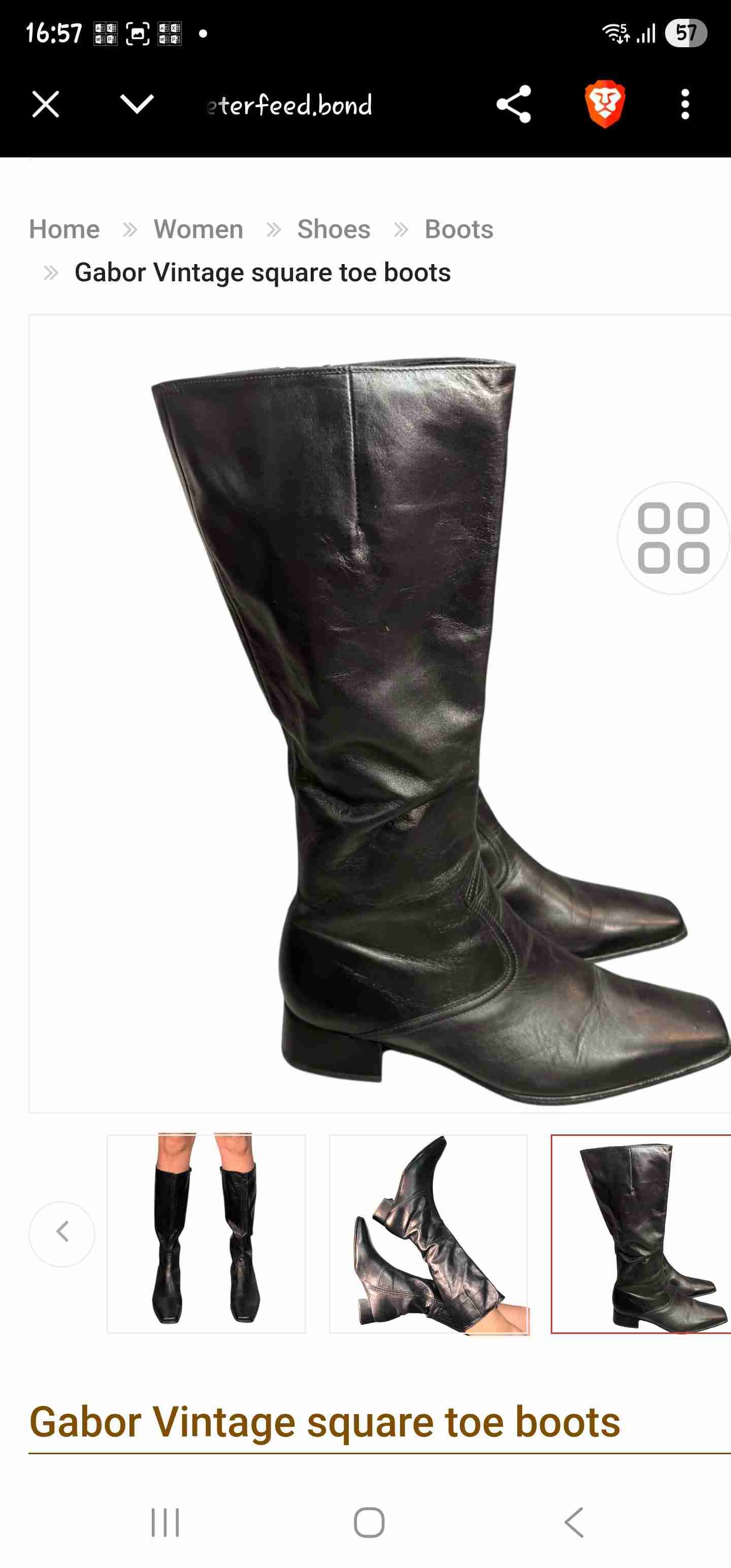 Botas negras de cuero clásicas - 3