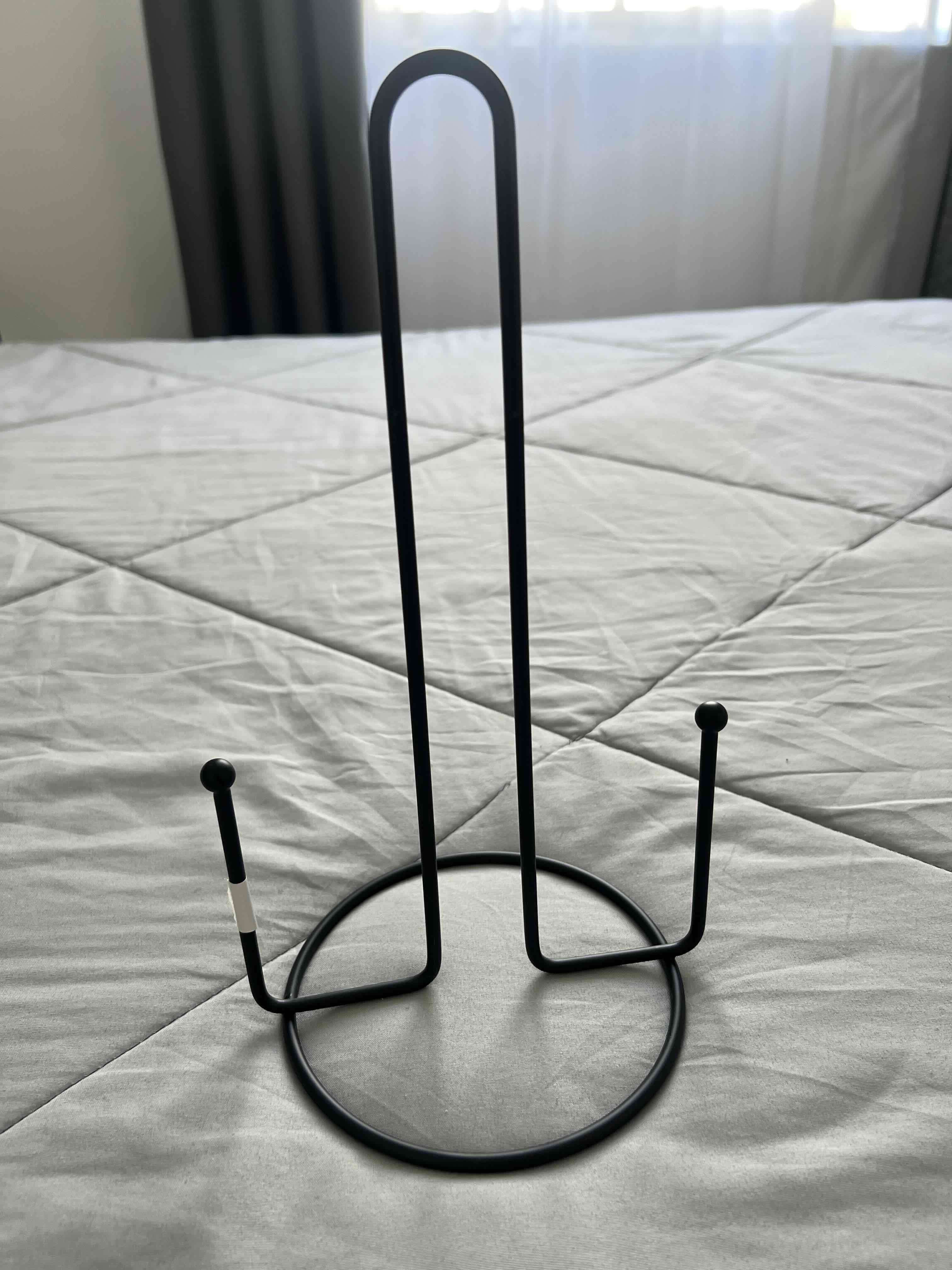 Soporte para toallas de papel negro