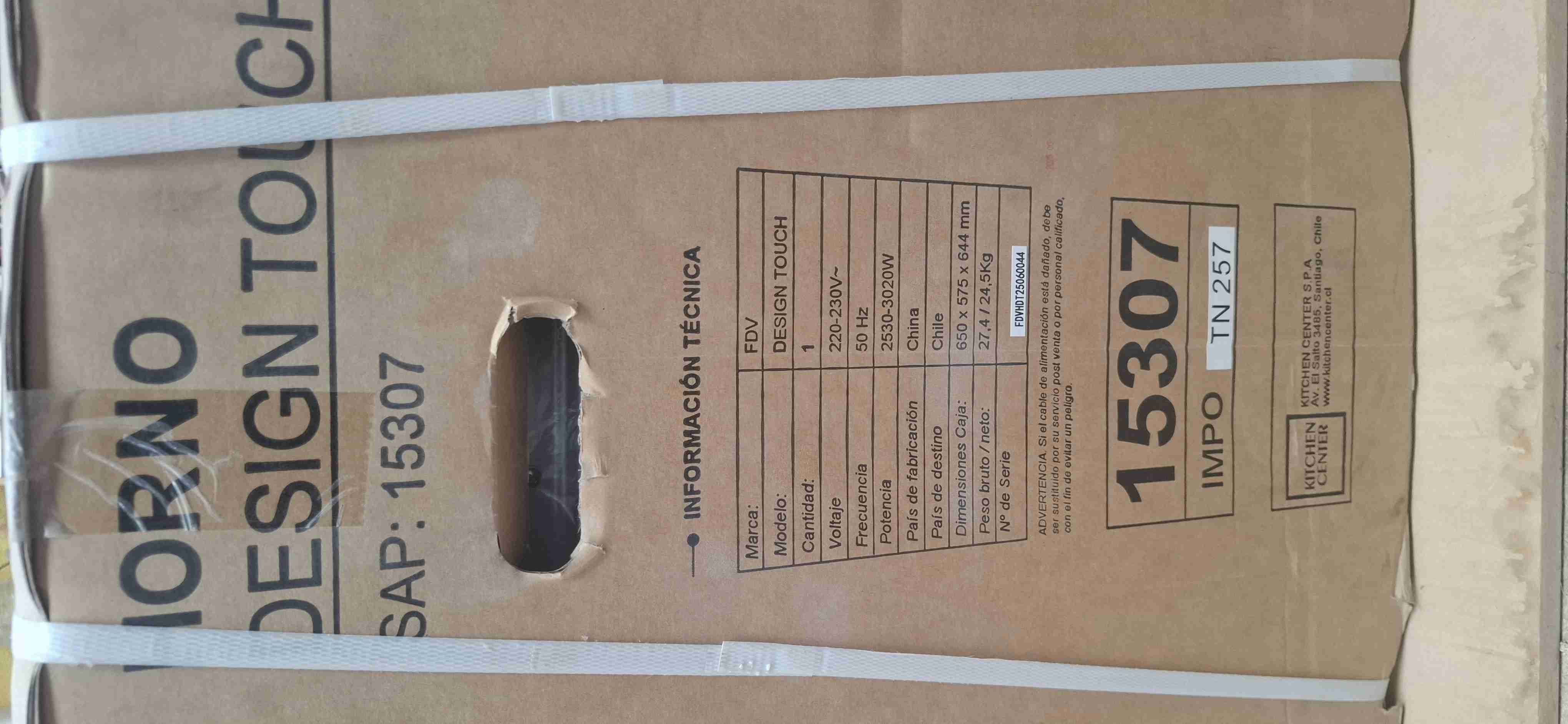 Horno FDV Design Touch nuevo - 3