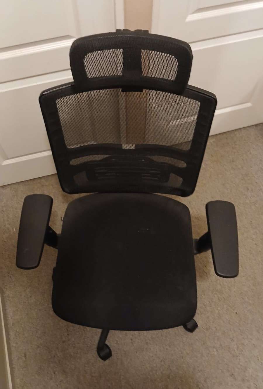 Silla de oficina ergonómica negra - miniatura 3