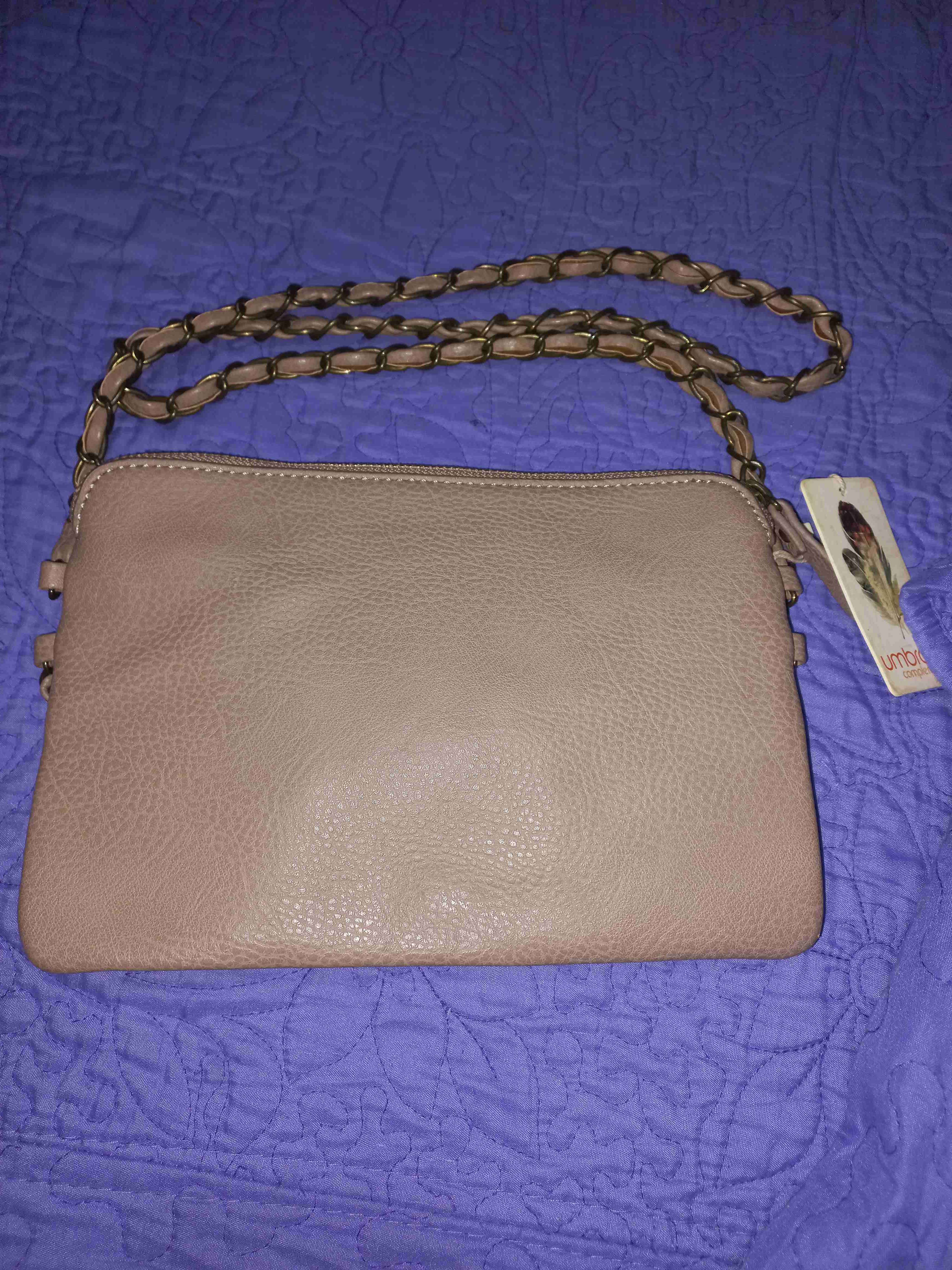 Cartera Umbrale beige con cadena - miniatura 2