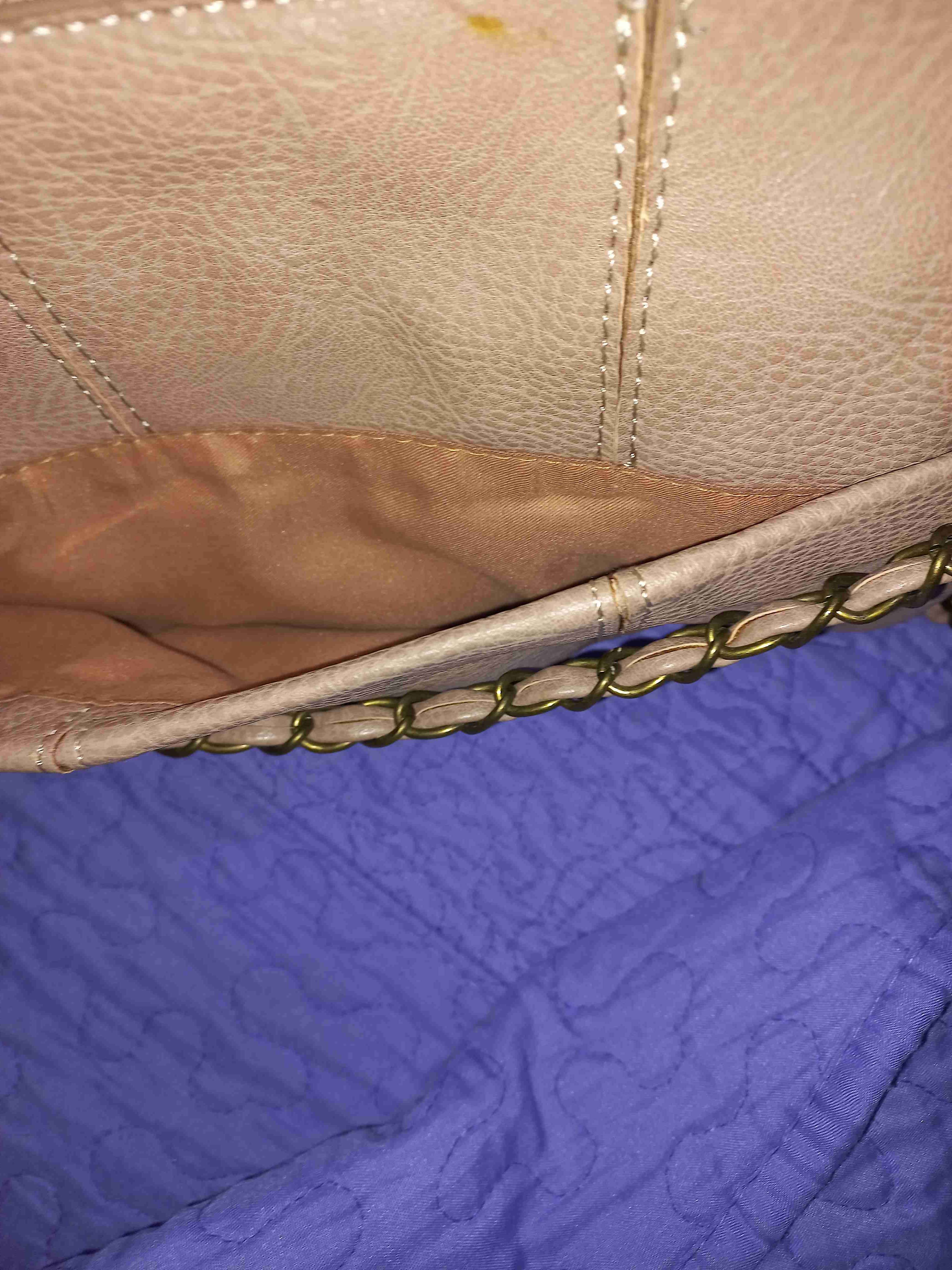 Cartera Umbrale beige con cadena - miniatura 4