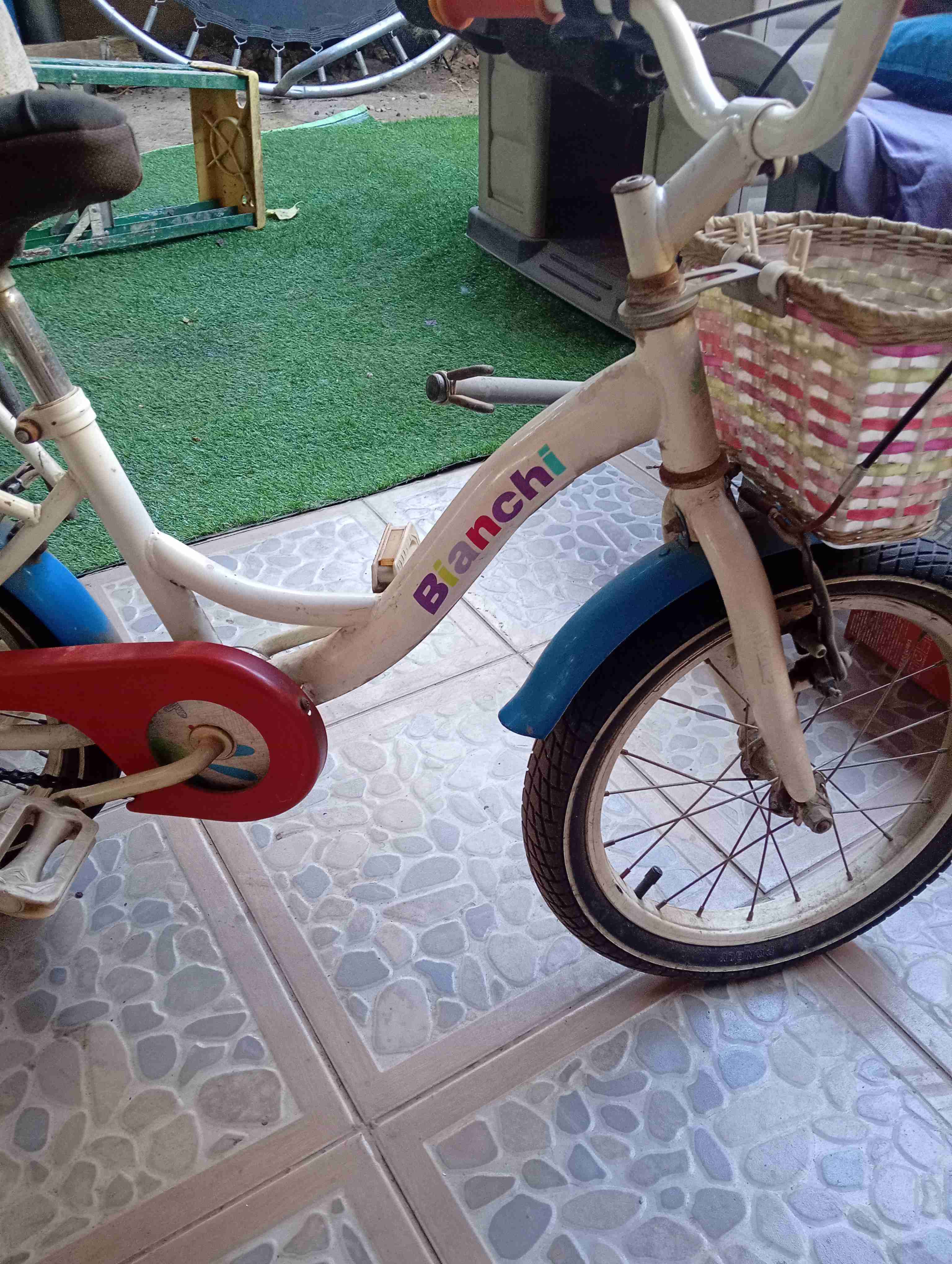 Bicicleta infantil Bianchi blanca - miniatura 1
