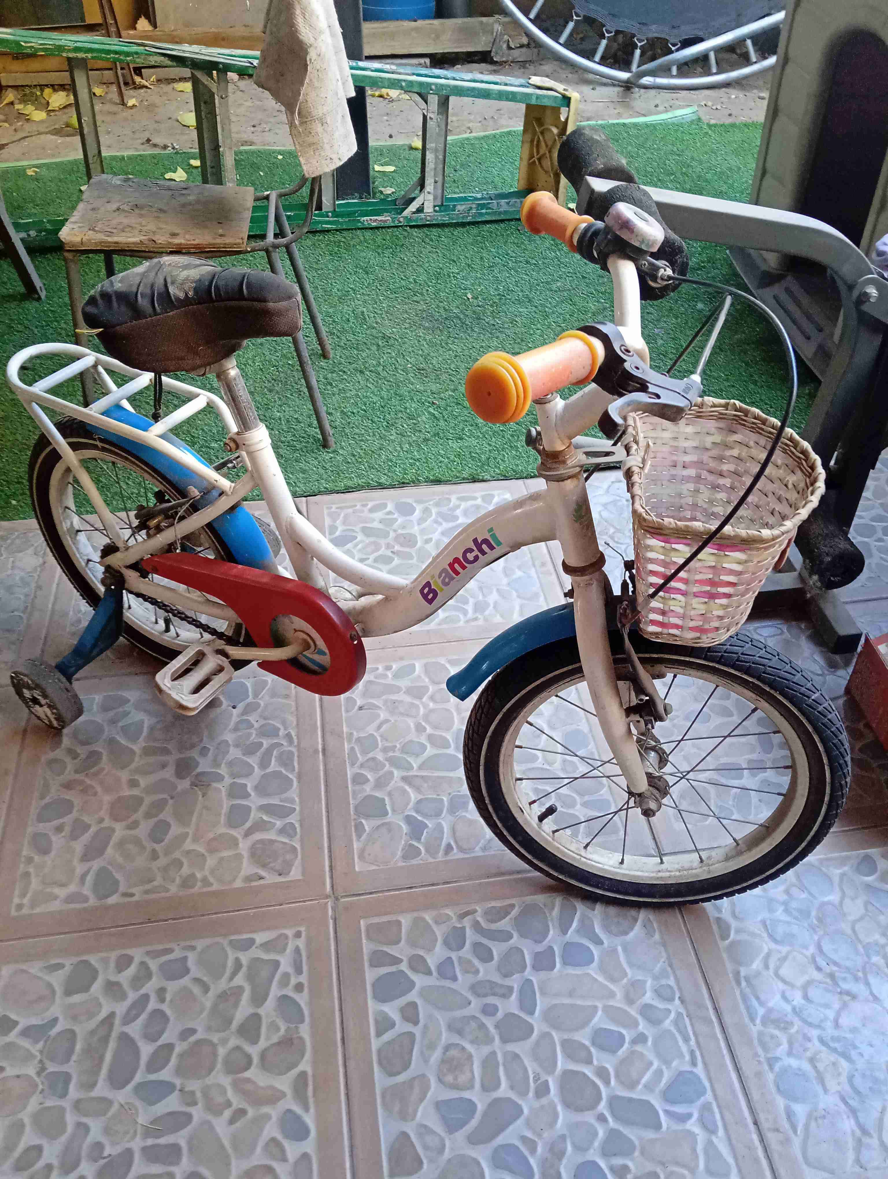 Bicicleta infantil Bianchi blanca - miniatura 4