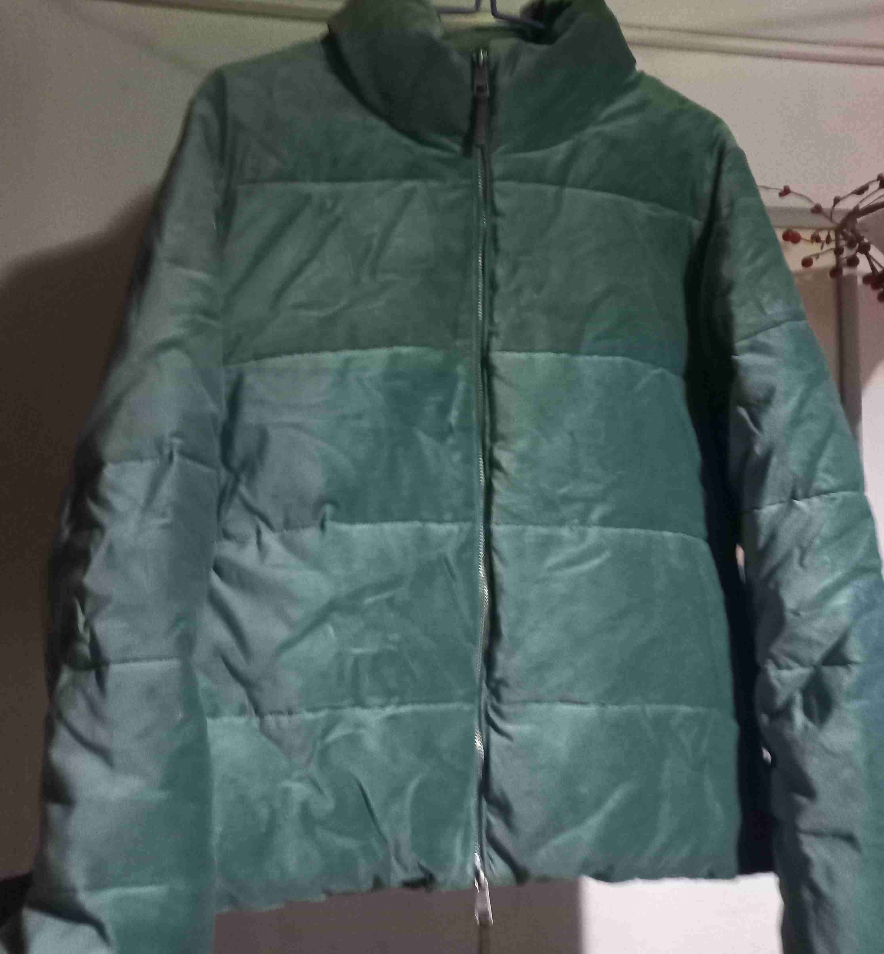 Chaqueta acolchada puffa terciopelo - miniatura 2