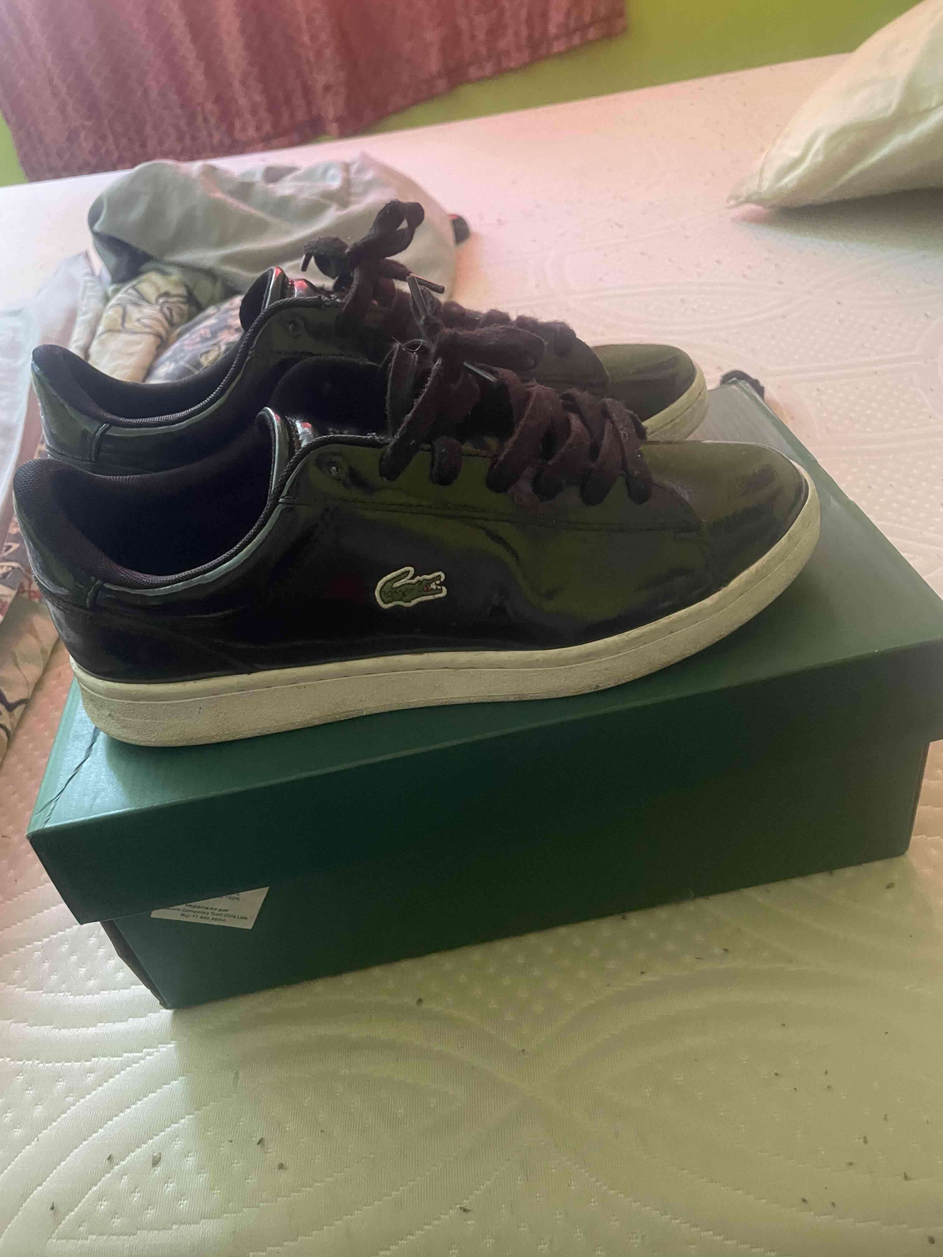 Zapatillas Lacoste charol - 1