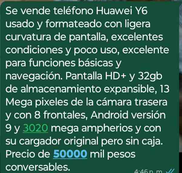 Smartphone Huawei usado - miniatura 4