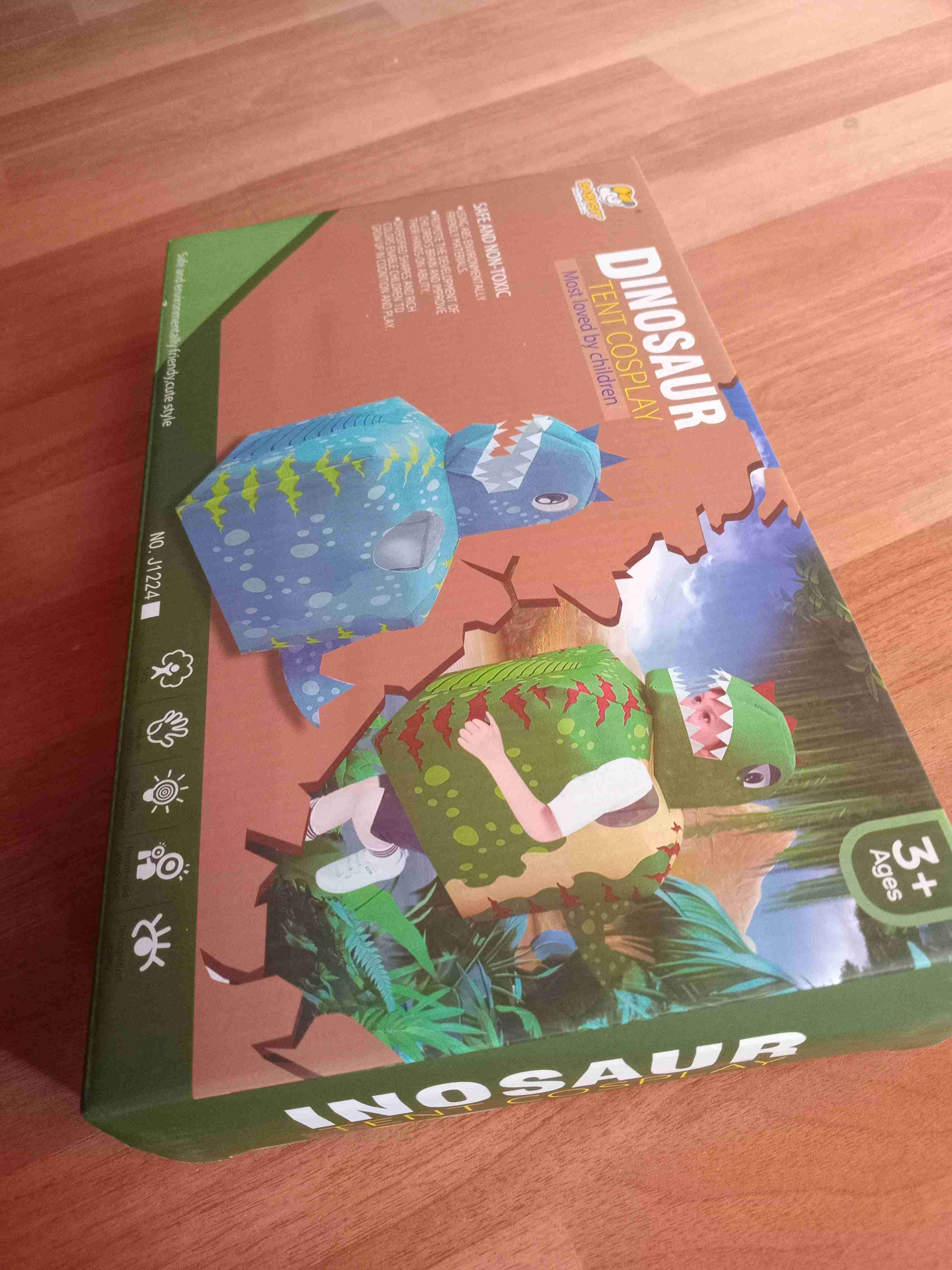 Disfraz dinosaurio para 3 años - miniatura 2