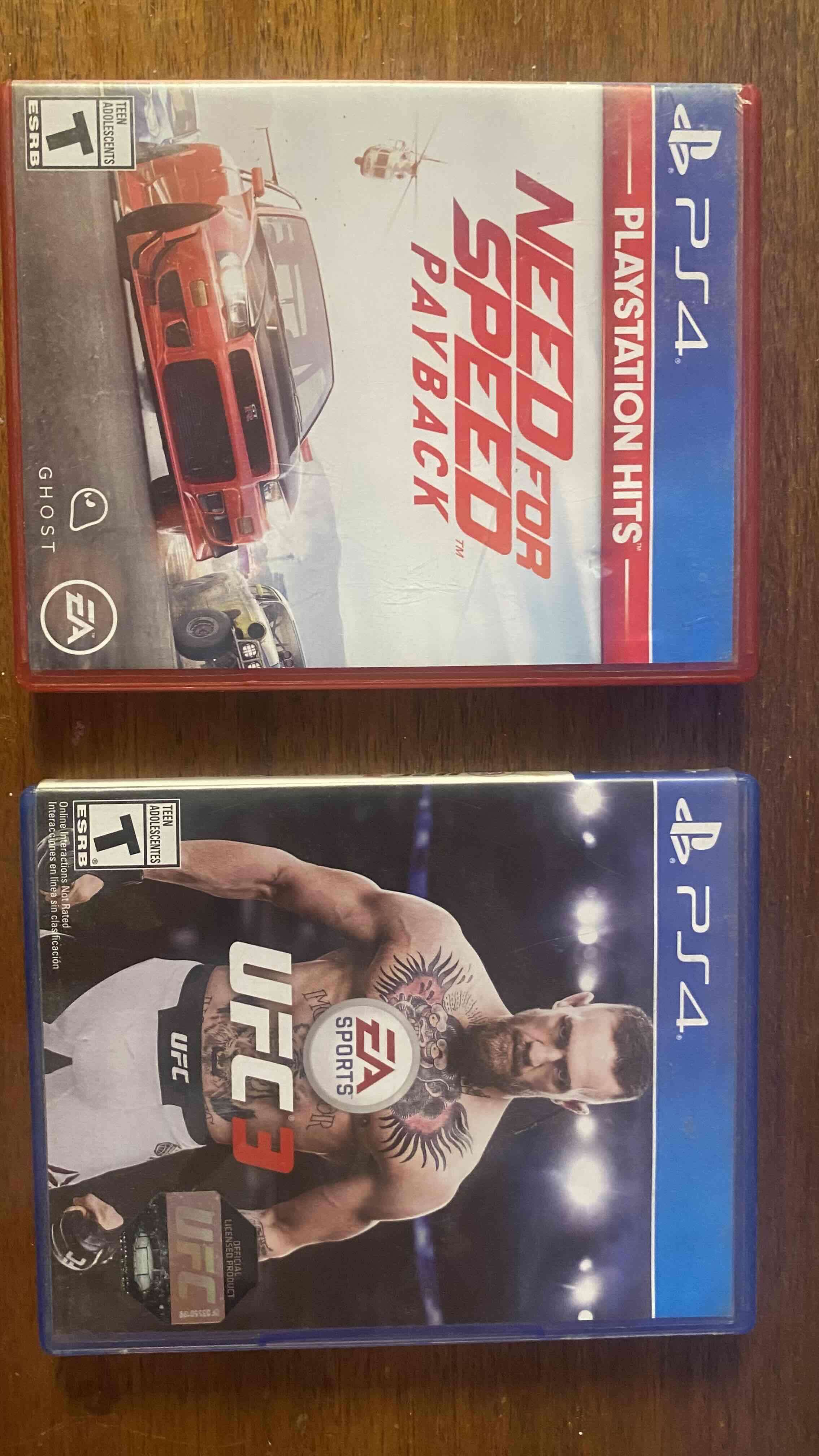 Juegos PS4 Need for Speed y UFC 3 - miniatura 1