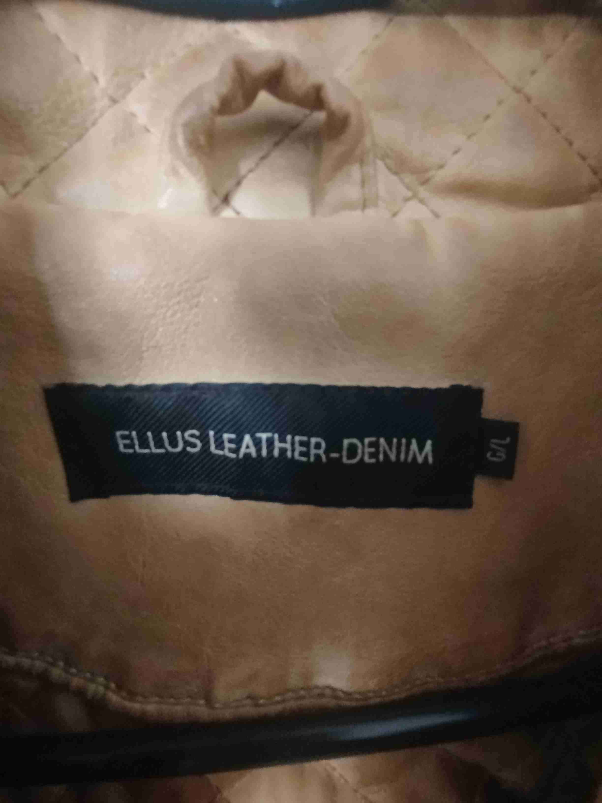 Chaqueta de cuero marrón - miniatura 2