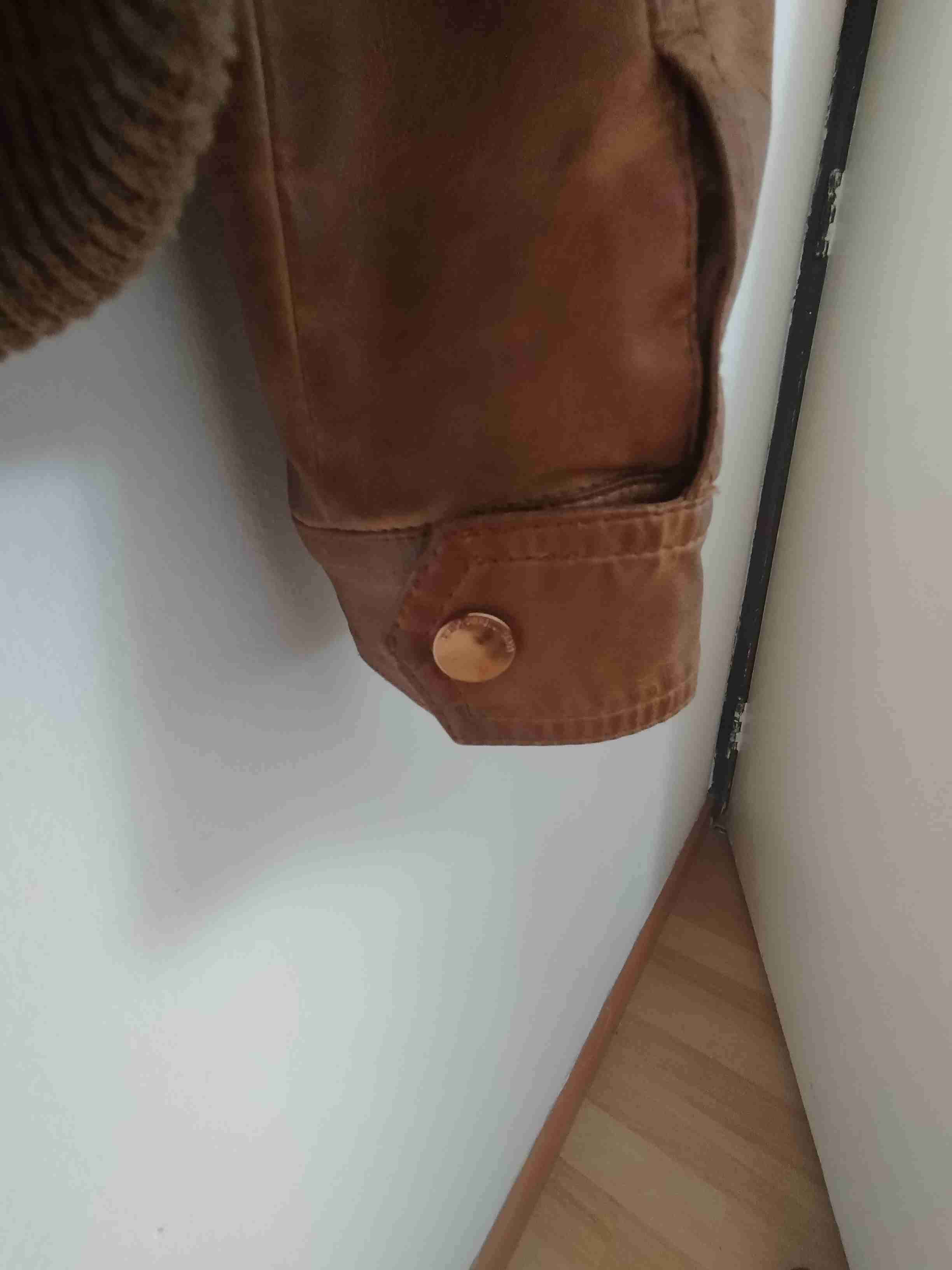 Chaqueta de cuero marrón - miniatura 5