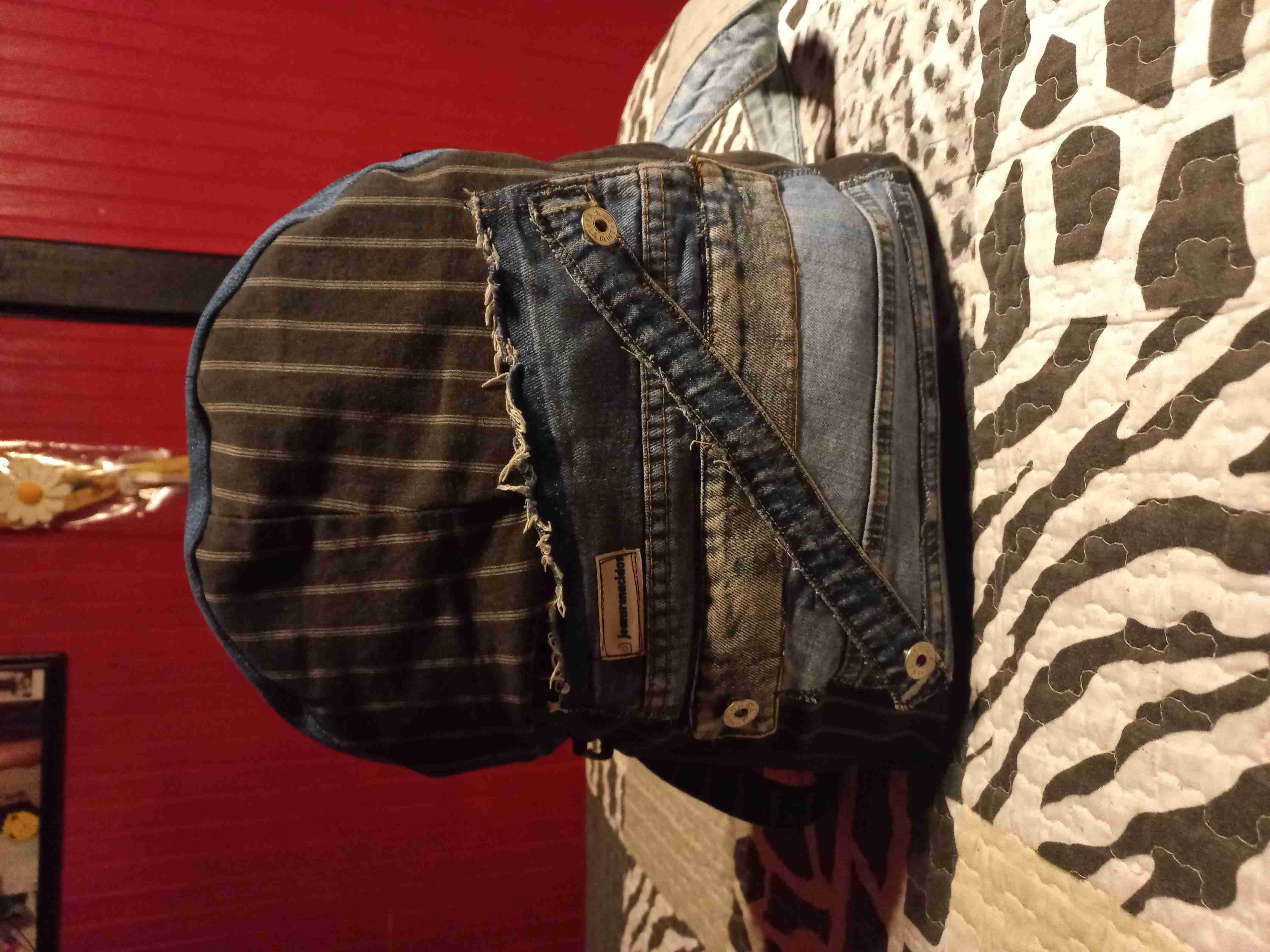 Bolso de mezclilla reciclada - miniatura 2