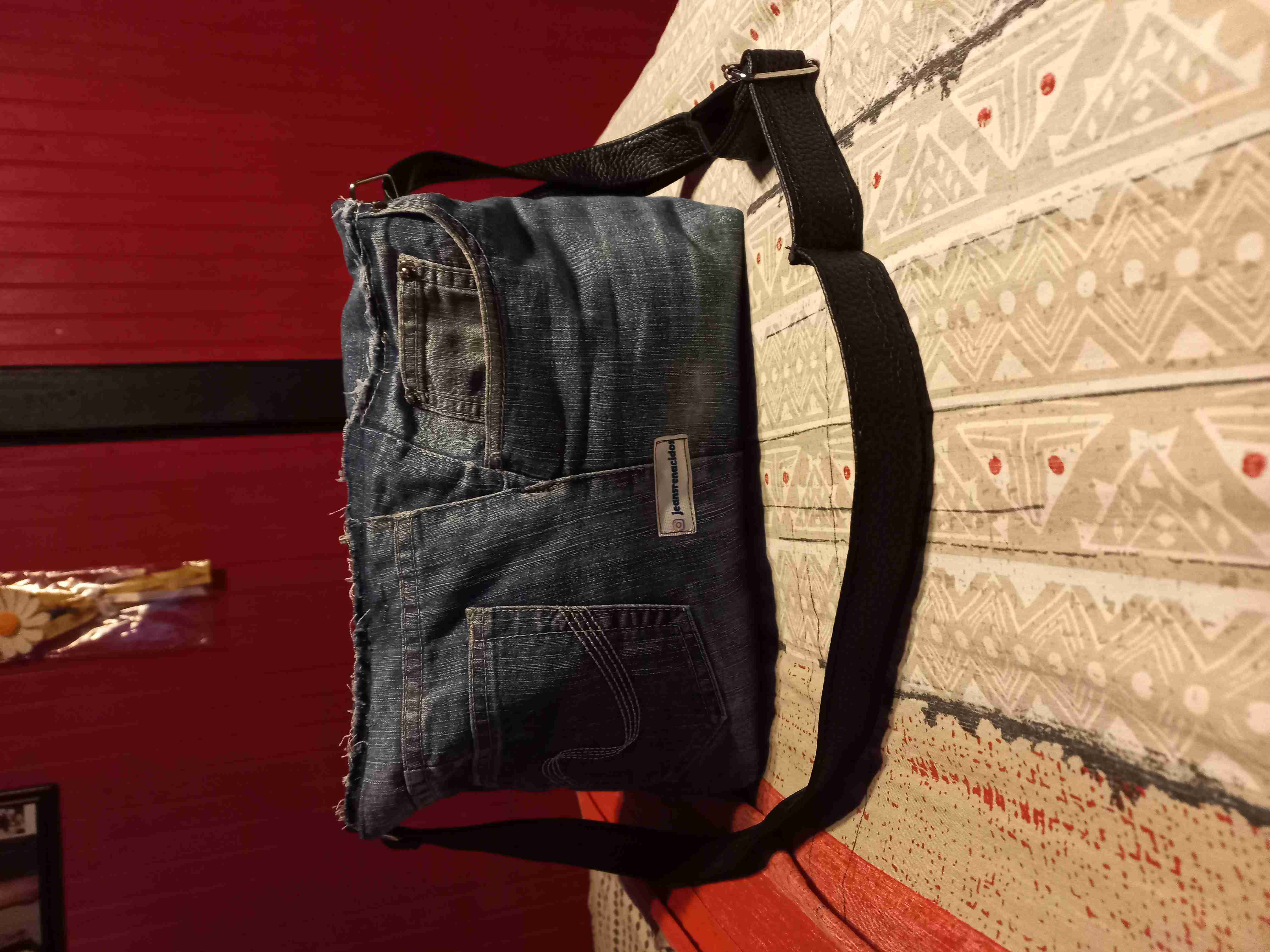 Bolso de mezclilla reciclada - miniatura 6