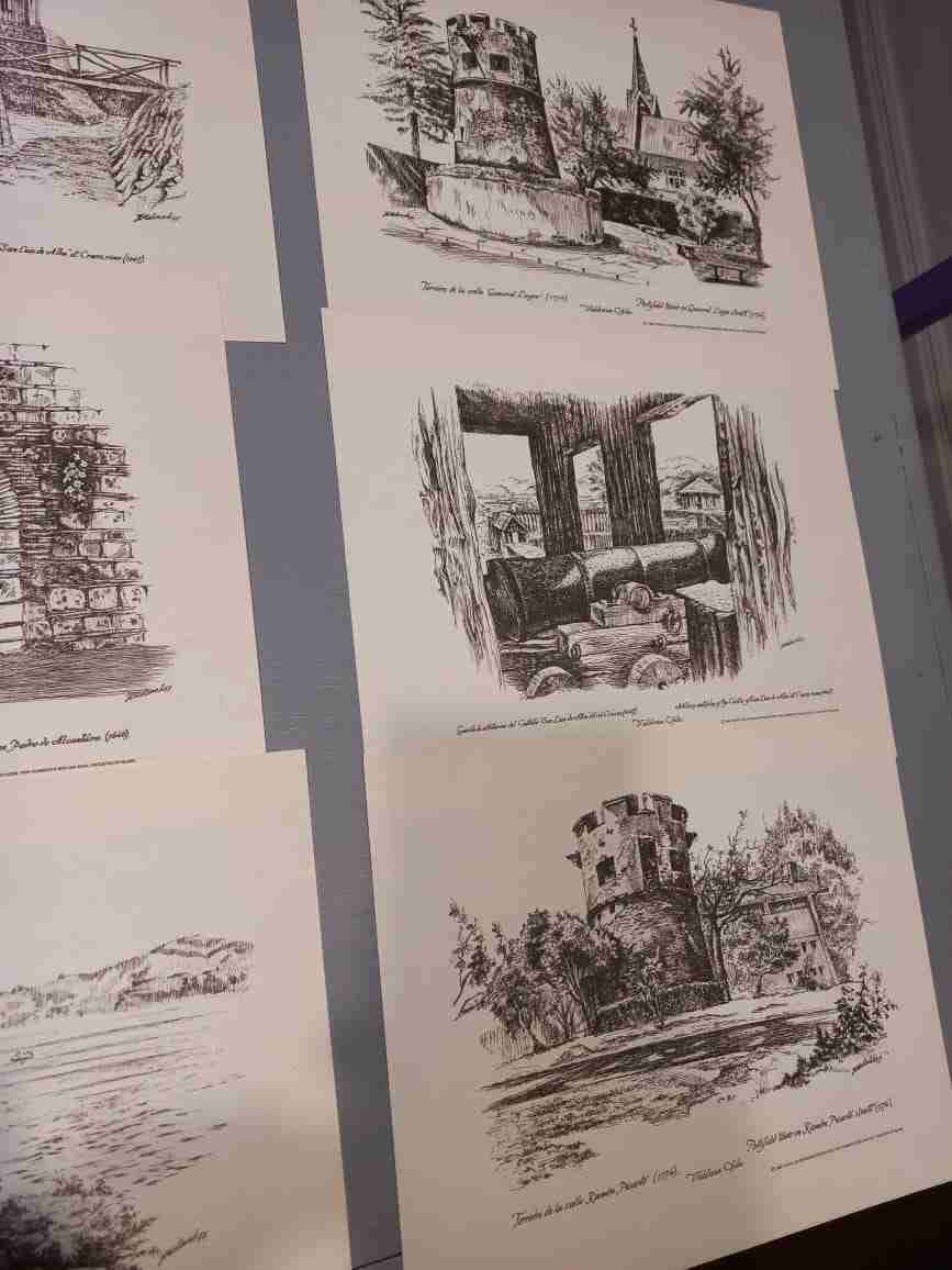 Lámina fortificaciones españolas - miniatura 2