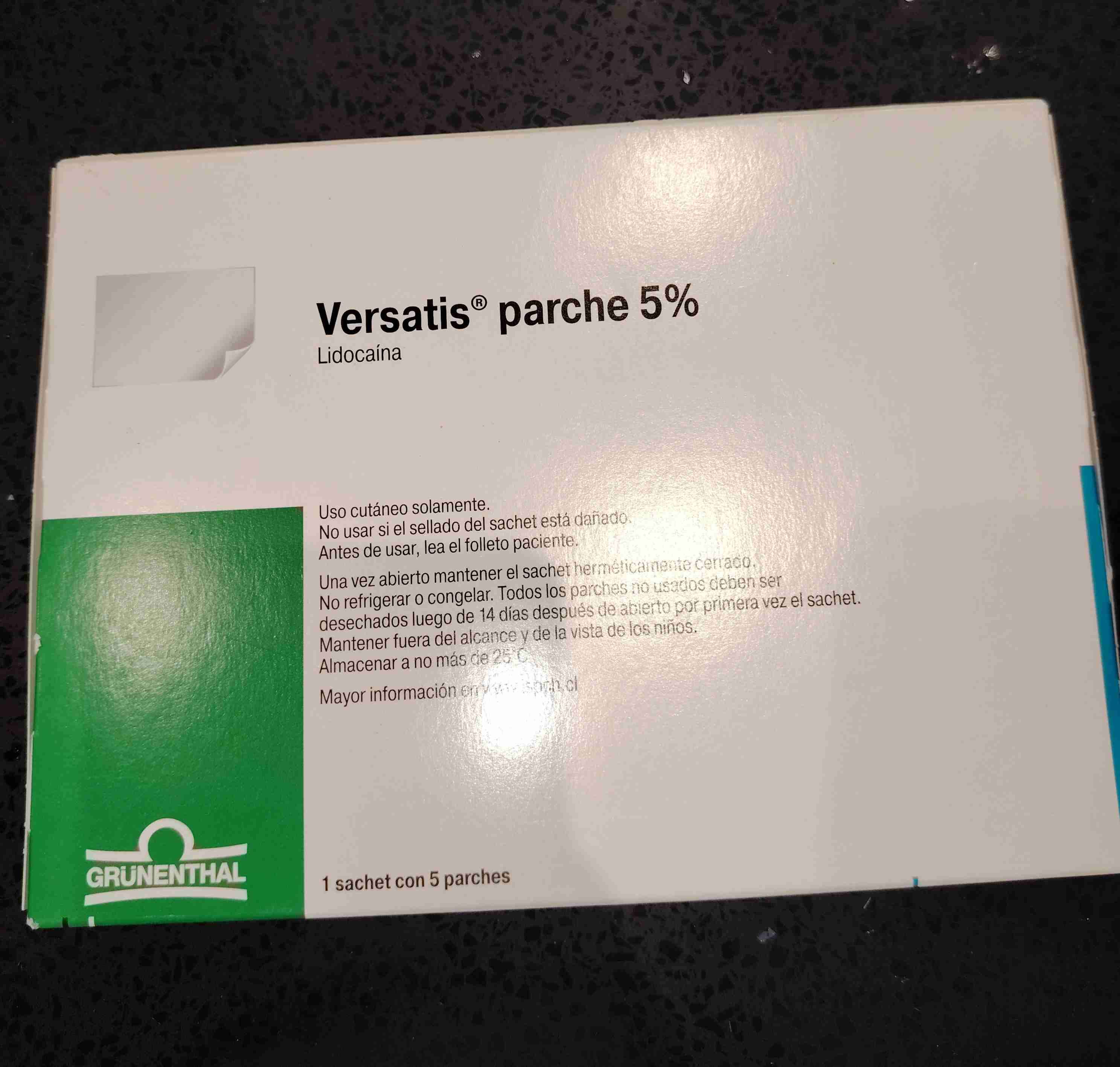 Parche Versatis 5% lidocaína - miniatura 2